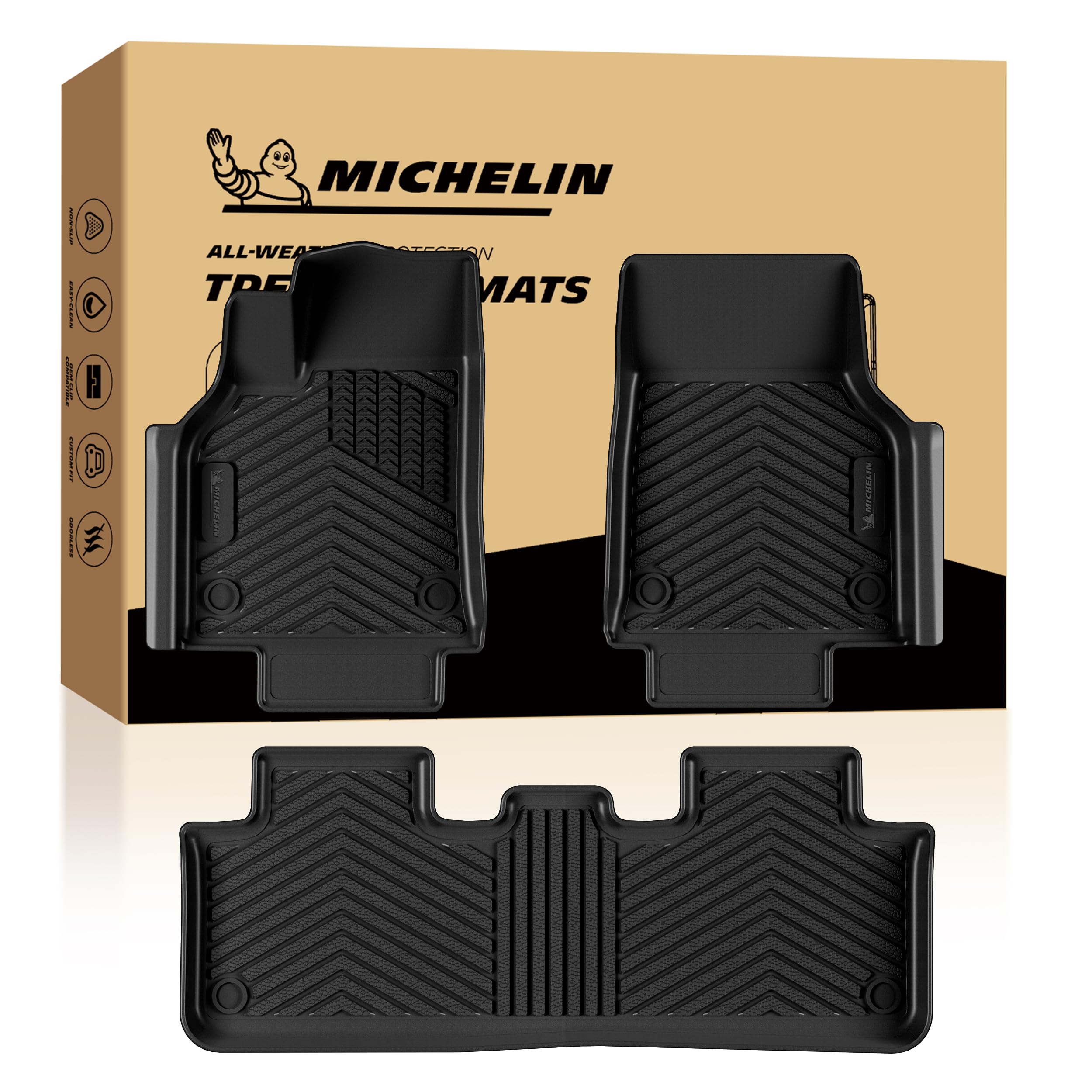 Michelin Vehicle Mat for 2025-2027 Tesla Model Y Juniper Standard (3 Piece)