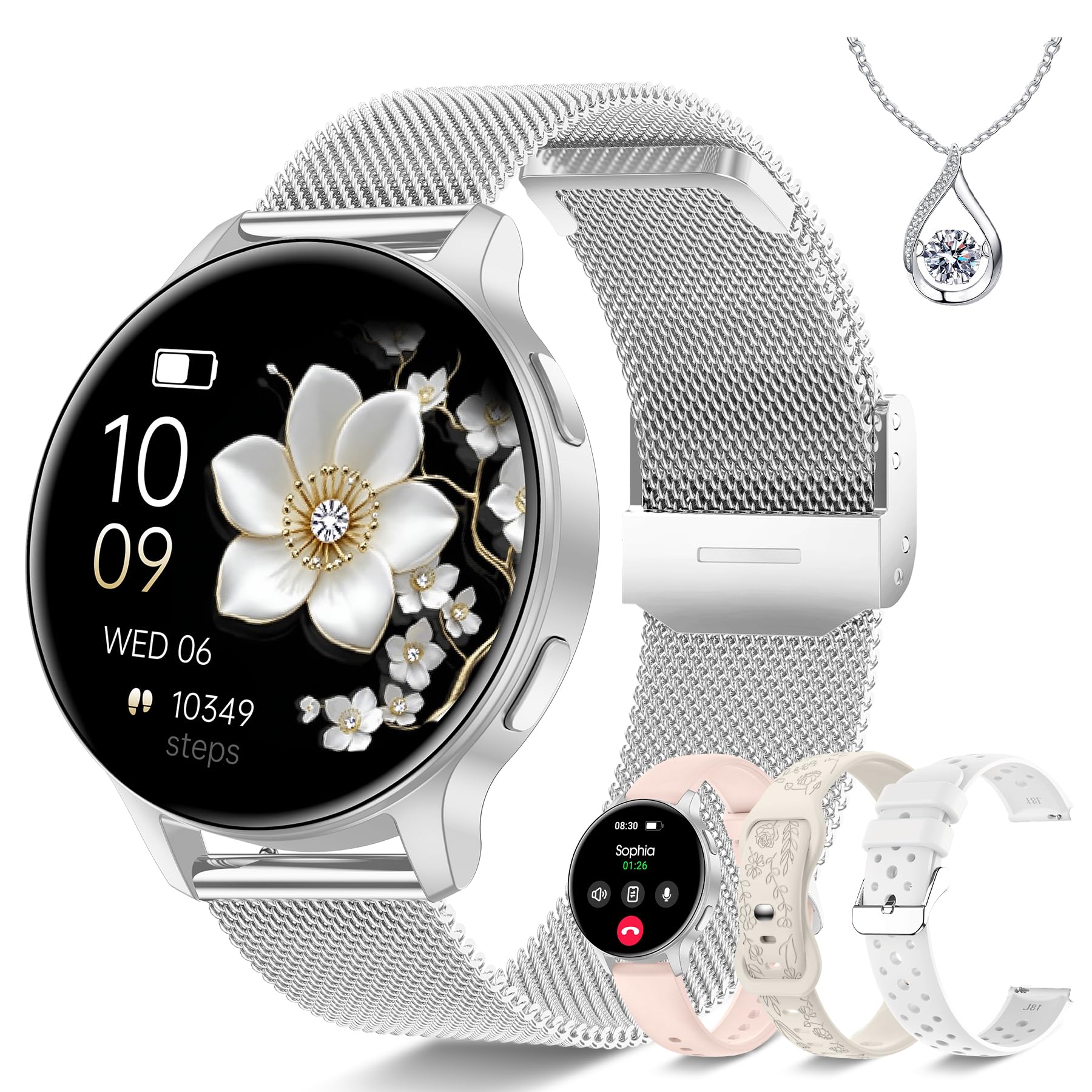 Photo 1 of Iaret Smart Watch for Women, 1.27" HD Fitness Tracker