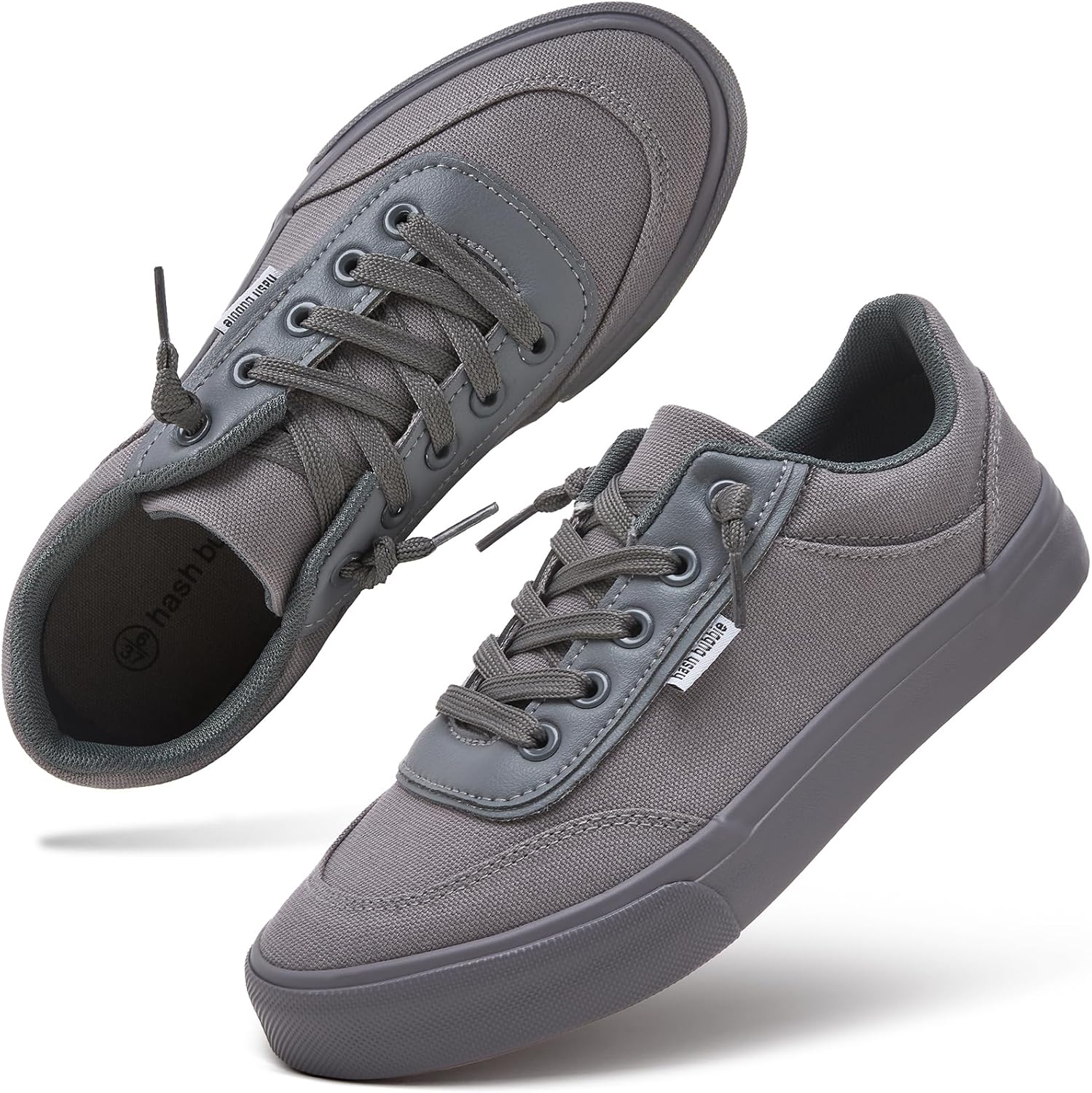 hash bubbie Unisex Slip on Sneakers Women’s Canvas Sneakers Classic Non Slip Canvas Shoes Casual Tennis Shoes for Men