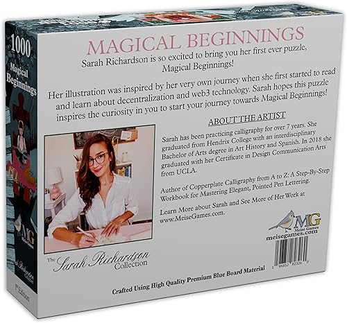 Miniatura 3 de Meise Games - Magical Beginnings - Rompecabezas de 1000 piezas para adultos - Colección Sarah Richardson