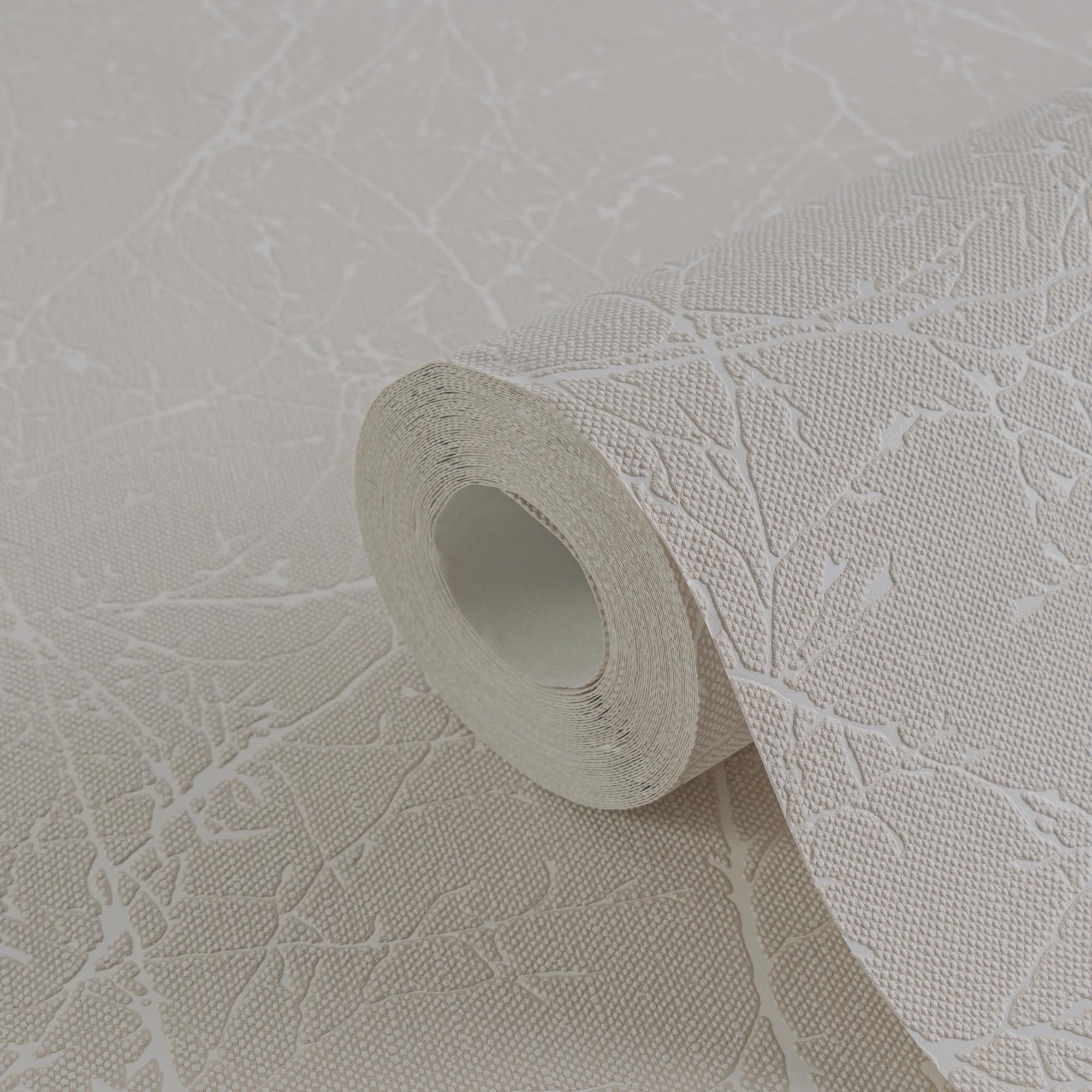 Papier Peint Intissé Structuré A.S. Creation Gris Clair - 10.05 X 0.53 M - Neuf