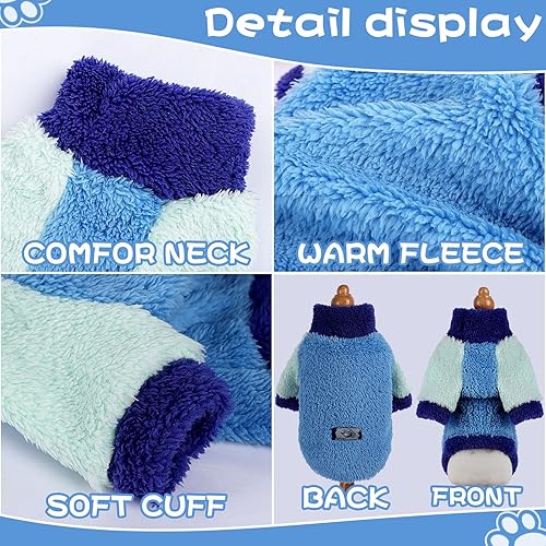 Miniatura 6 de Suéteres para gatos, ropa para perros pequeños, ropa para cachorros, suéteres para perros pequeños, chihuahua, yorkie, ropa de perro, forro polar