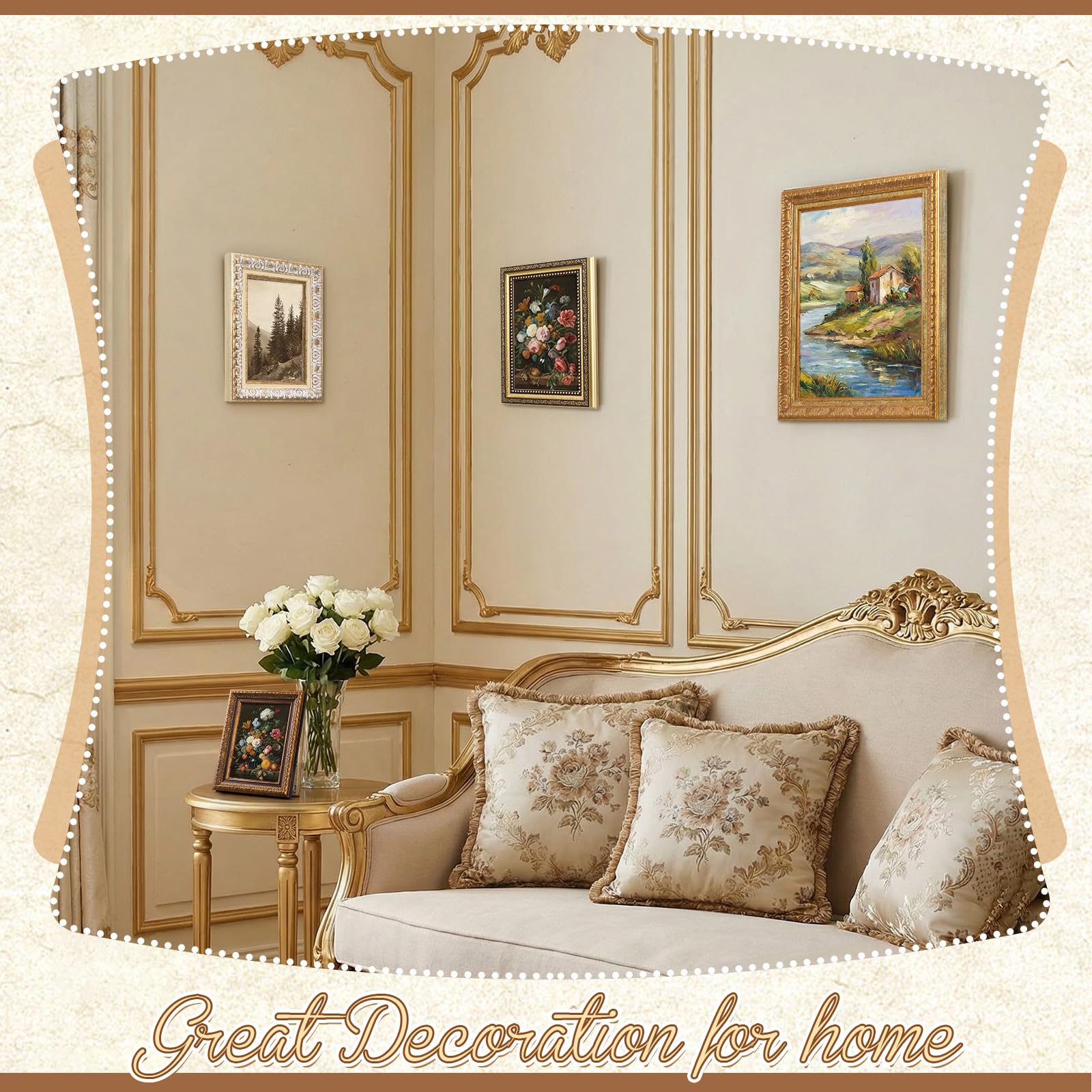 Amazon.com - BrightRow 10 Pcs Vintage Picture Frames Resin Photo