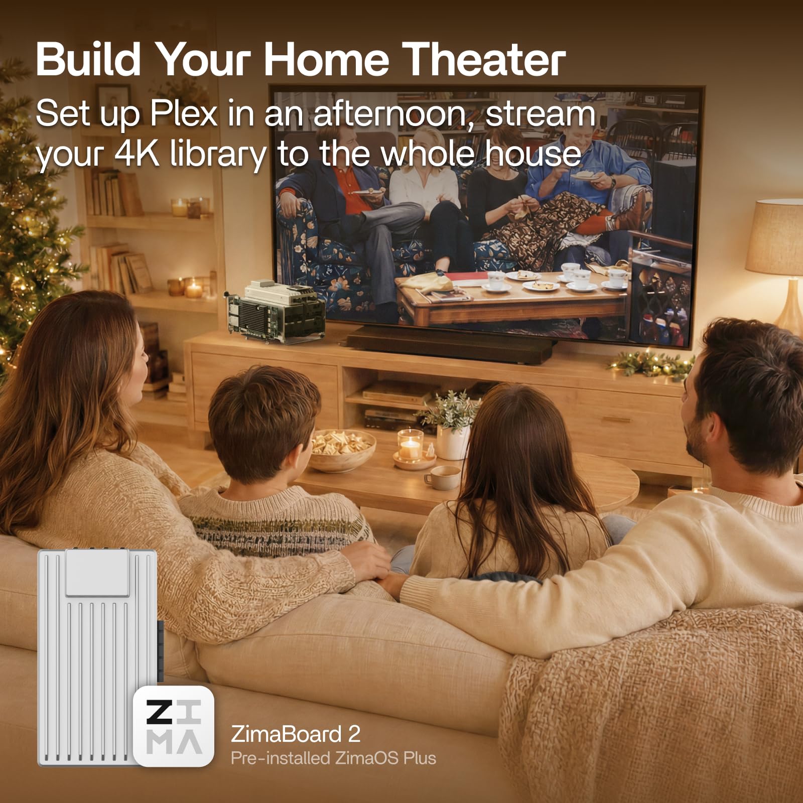 zimaboard 2 832 Kit Starter x86 Single Board Server Mini NAS Fai-da-te Personal Cloud con Intel N150 4 Core, 8GB LPDDR5 RAM, PCIe 3.0, Doppia LAN 2.5G, Barebone Network Attached Storage