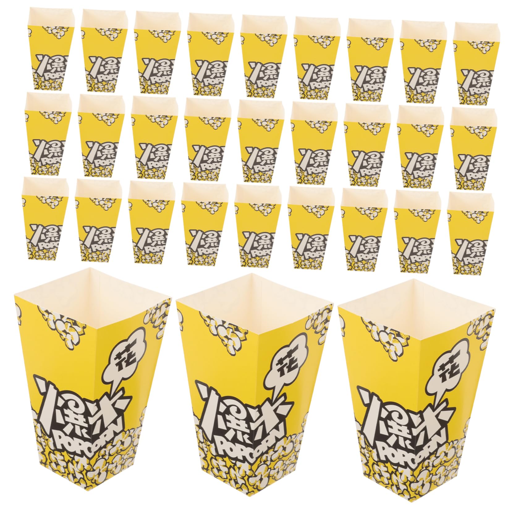 HOMOCONO 100piezas Cajas De Contenedores De Snacks De Cartón Para Cumpleaños y Celebraciones