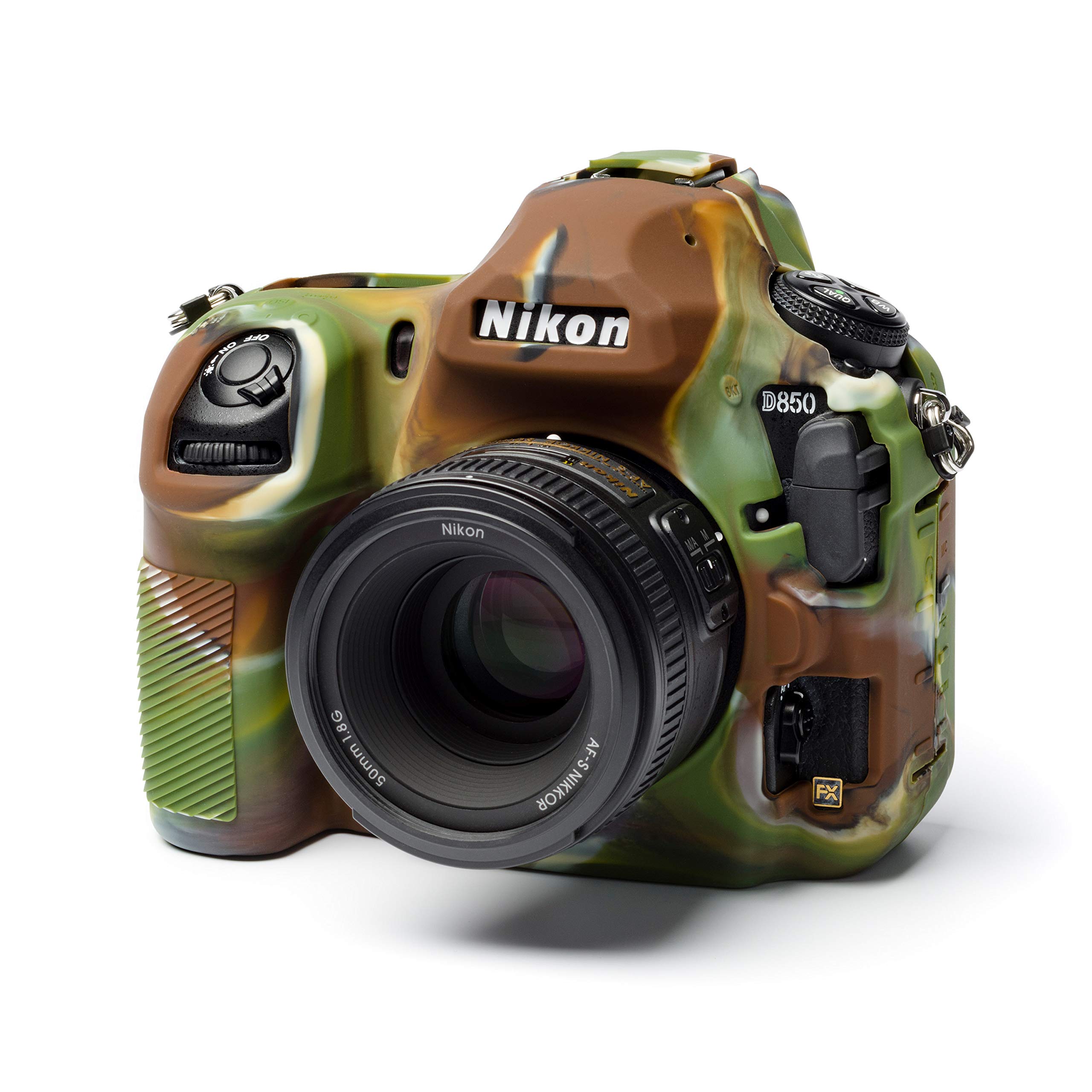 easyCover Camera Case Protection Compatible for Nikon D850 Camouflage