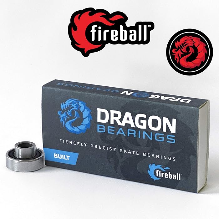 Fireball Dragon Bearing Lube – High-Speed Skateboard & Inline Skate Oil,  Rust Resistant Skate Bearings