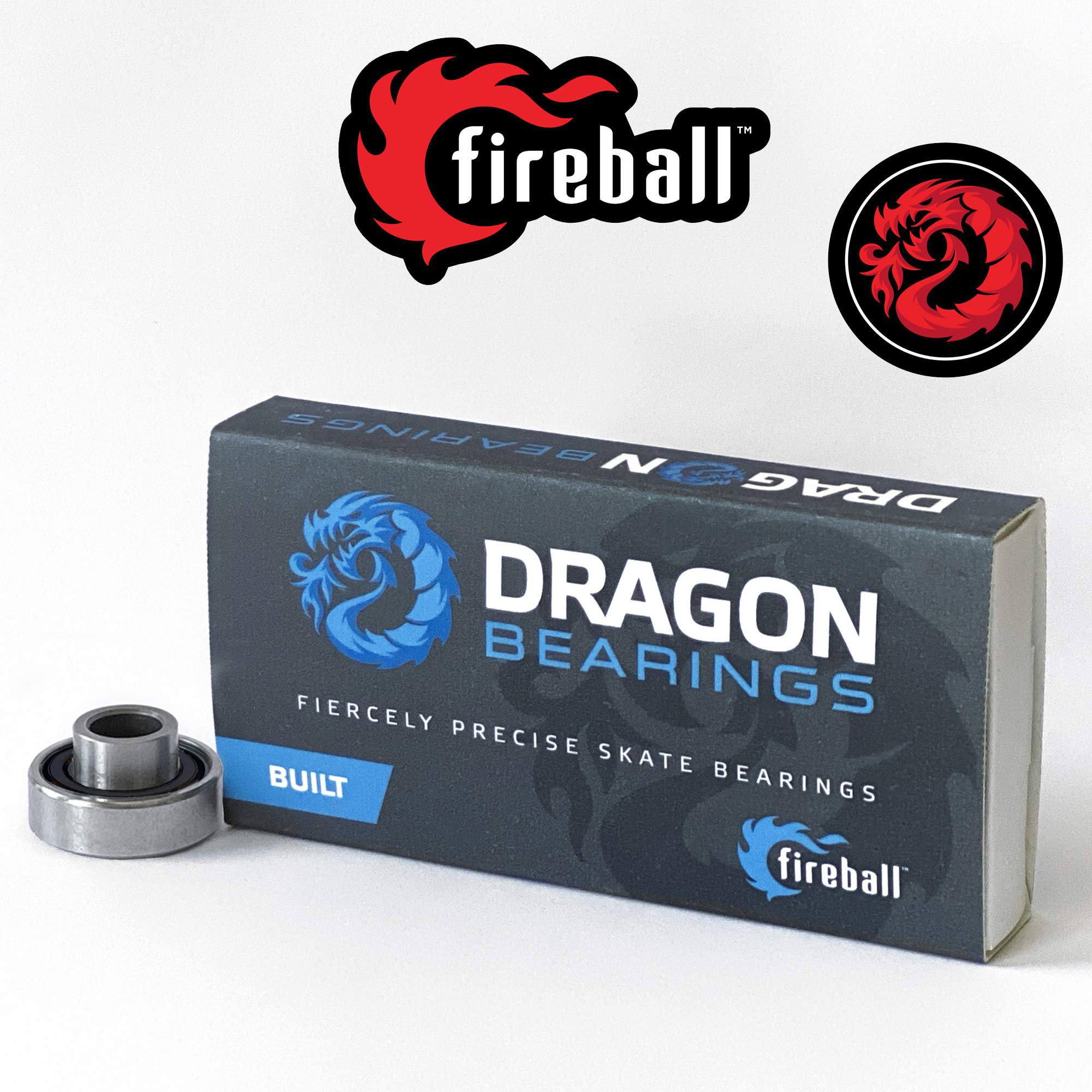 Buy Fireball Dragon Skateboard Bearings for Longboards, Inline Roller