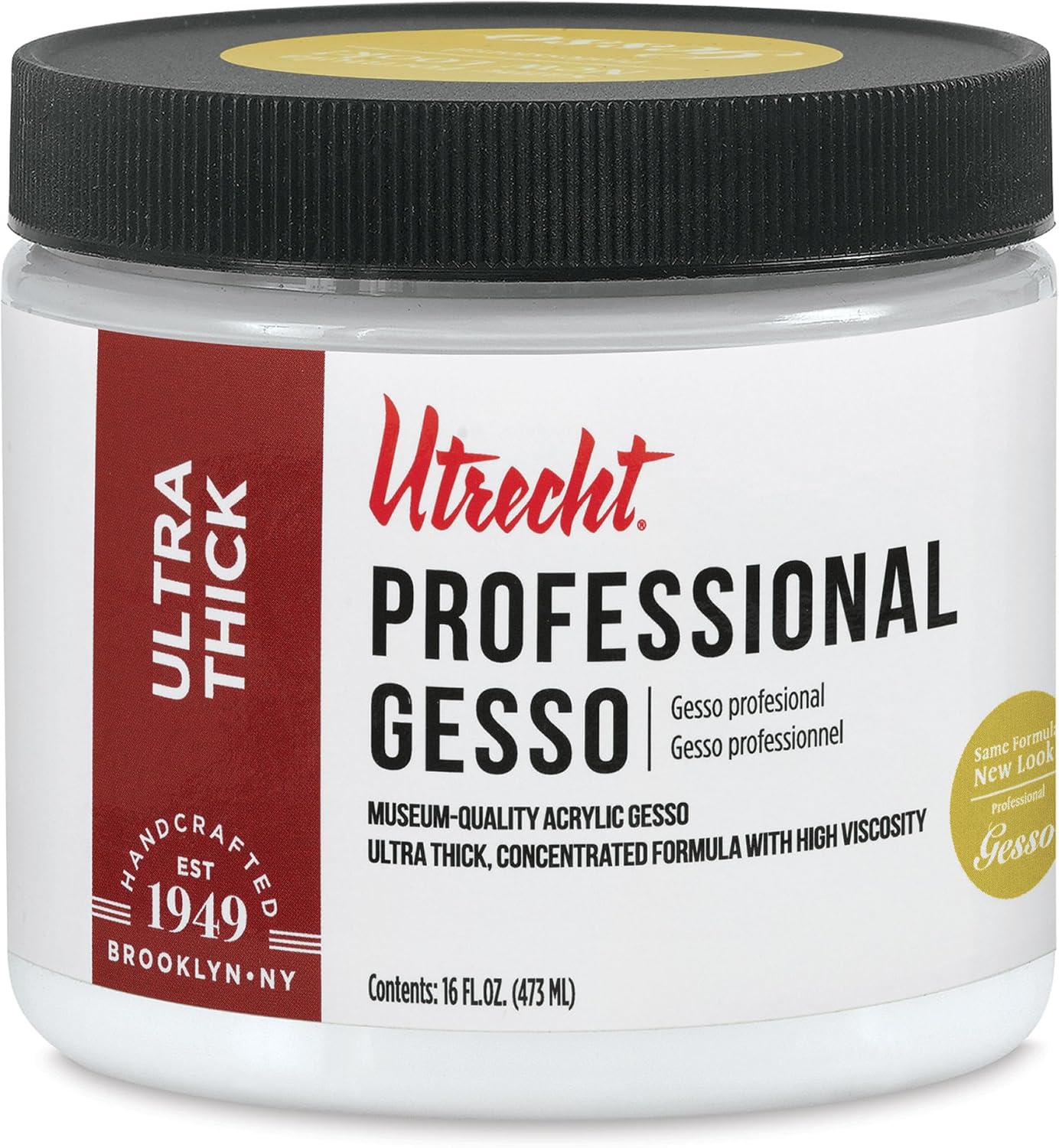 Utrecht Professional Acrylic Gesso - 16 oz