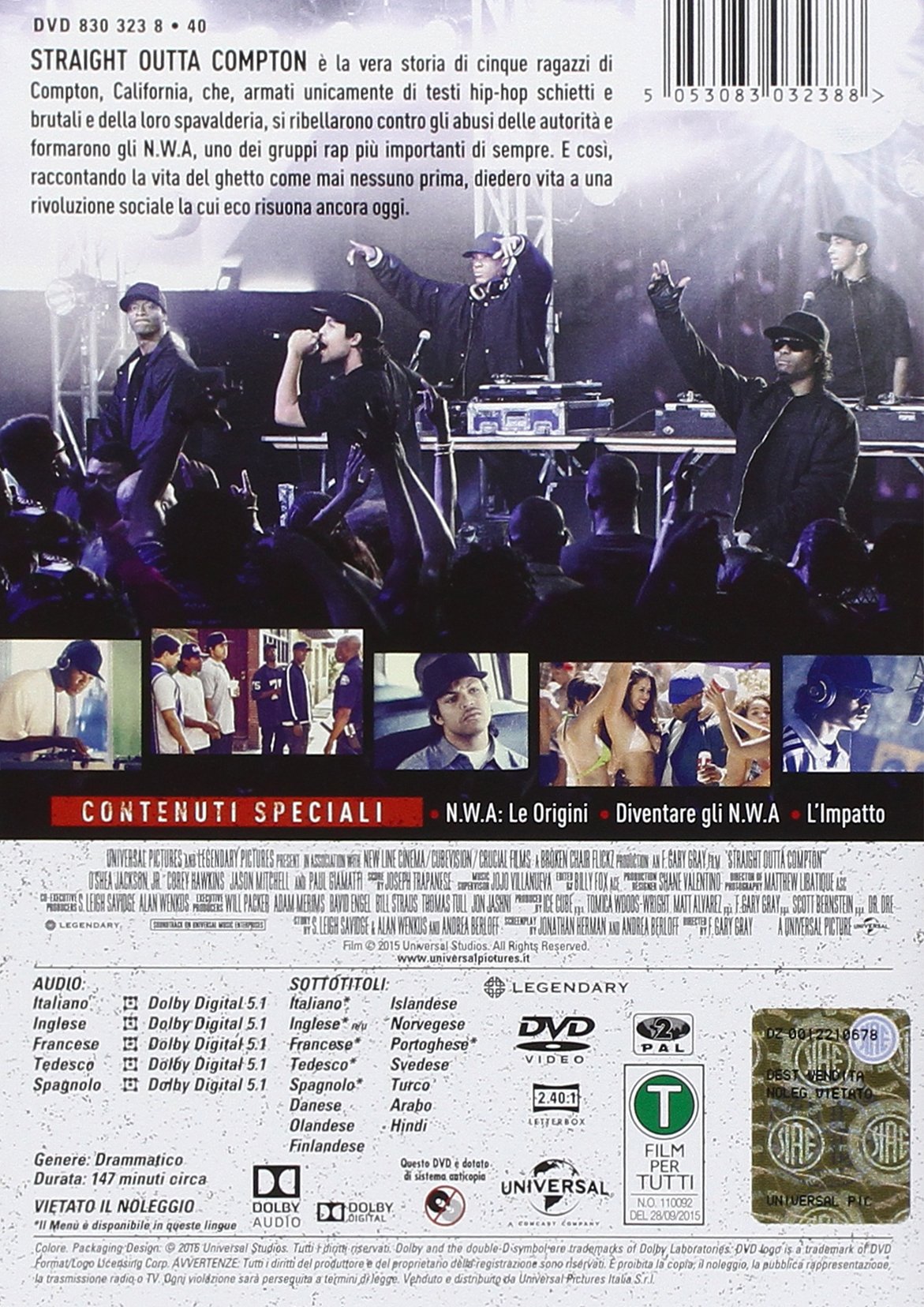 Straight Outta Compton [DVD]