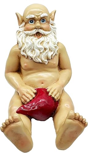 Divertida estatua de gnomo de jardín para tomar el sol, gnomo de césped, gnomo hilarante, gnomo relajante, bonita decoración de jardín