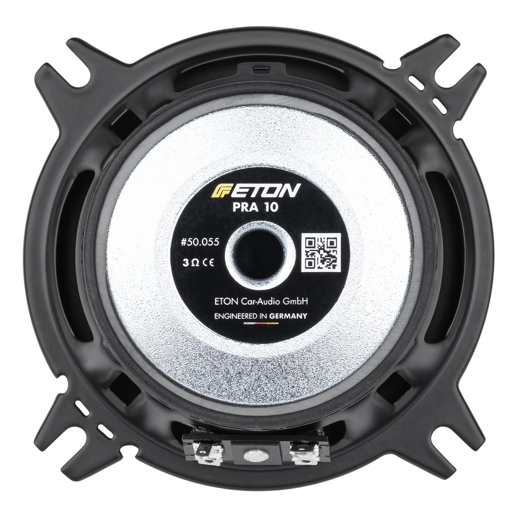 ETON Pra 10 – klangstarkes 10 cm / 4“ Komponenten System, Auto Lautsprecher, Soundsystem mit 80 Watt, 3 Ohm, 1 Paar