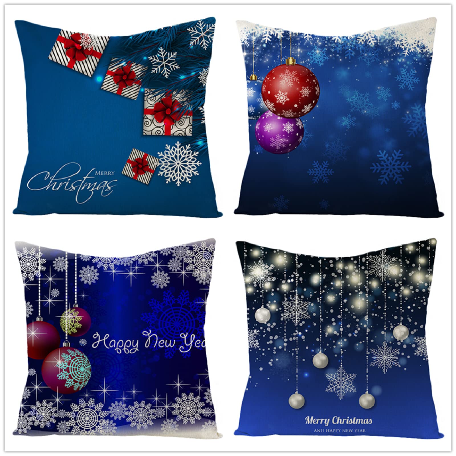 Cojines,Cojines Sofa,Fundas Cojines,Fundas de Cojines,Fundas Cojin,Cojines Navidad,Cojines Sillas Cocina,Cojines Sillas Comedor,Fundas Cojines Sofa,Cojines Decorativos Navidad azul marino,55x55cm