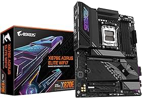 Placa Mãe Gigabyte X870E AORUS ELITE WIFI 7 (AM5/4xDDR5/HDMI/DisplayPort/M.2/USB 4)