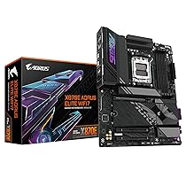 GIGABYTE Scheda madre X870E AORUS ELITE WIFI7 – Supporta CPU AMD Ryzen 9000, VRM digitale a 16+2+2 fasi, fino a 8000MHz DDR5 (OC), 3xPCIe 5.0, Wi-Fi 7, LAN 2.5GbE, USB 4