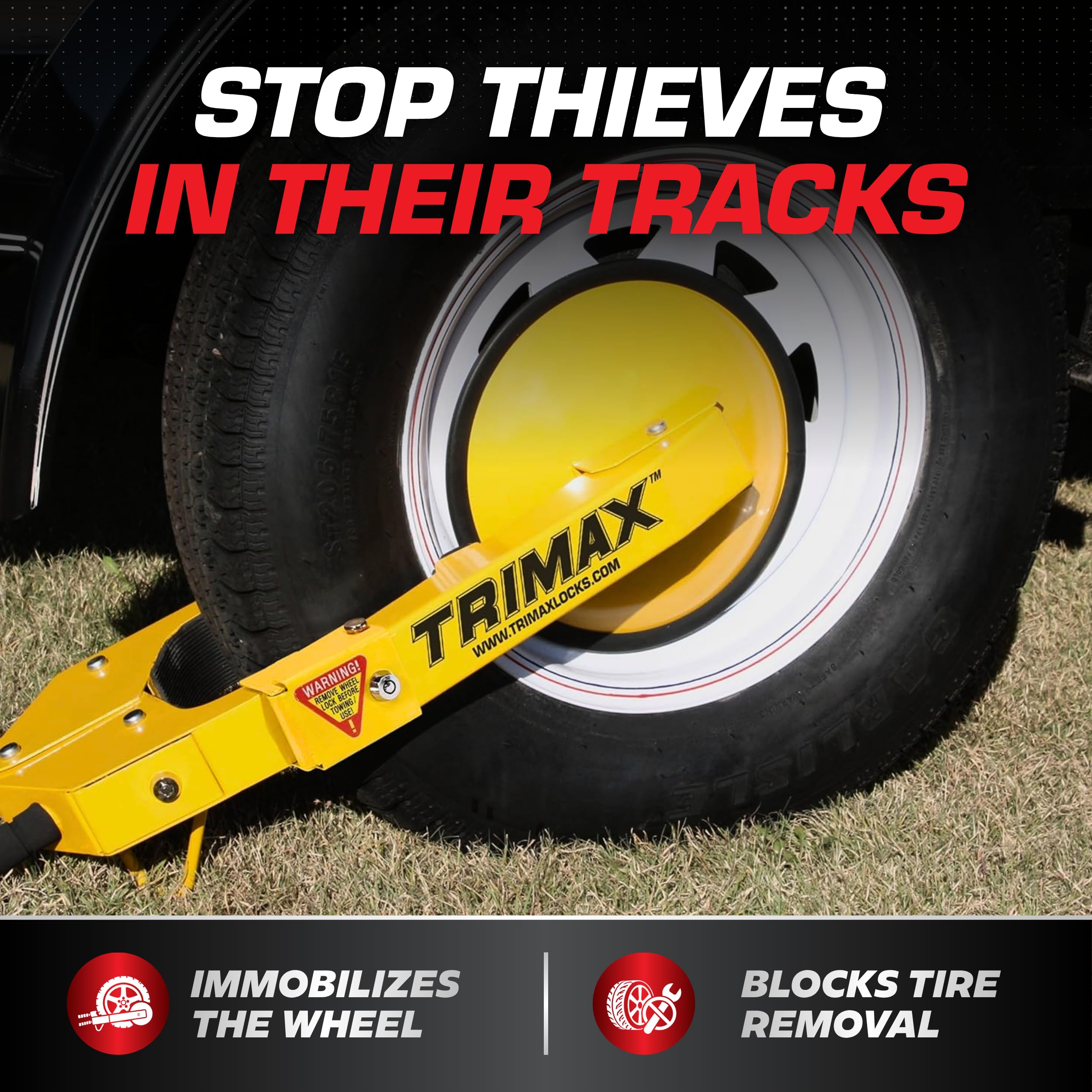 Amazon.co.jp: Trimax TWL100 Ultra-Max Adjustable Wheel Lock : 車