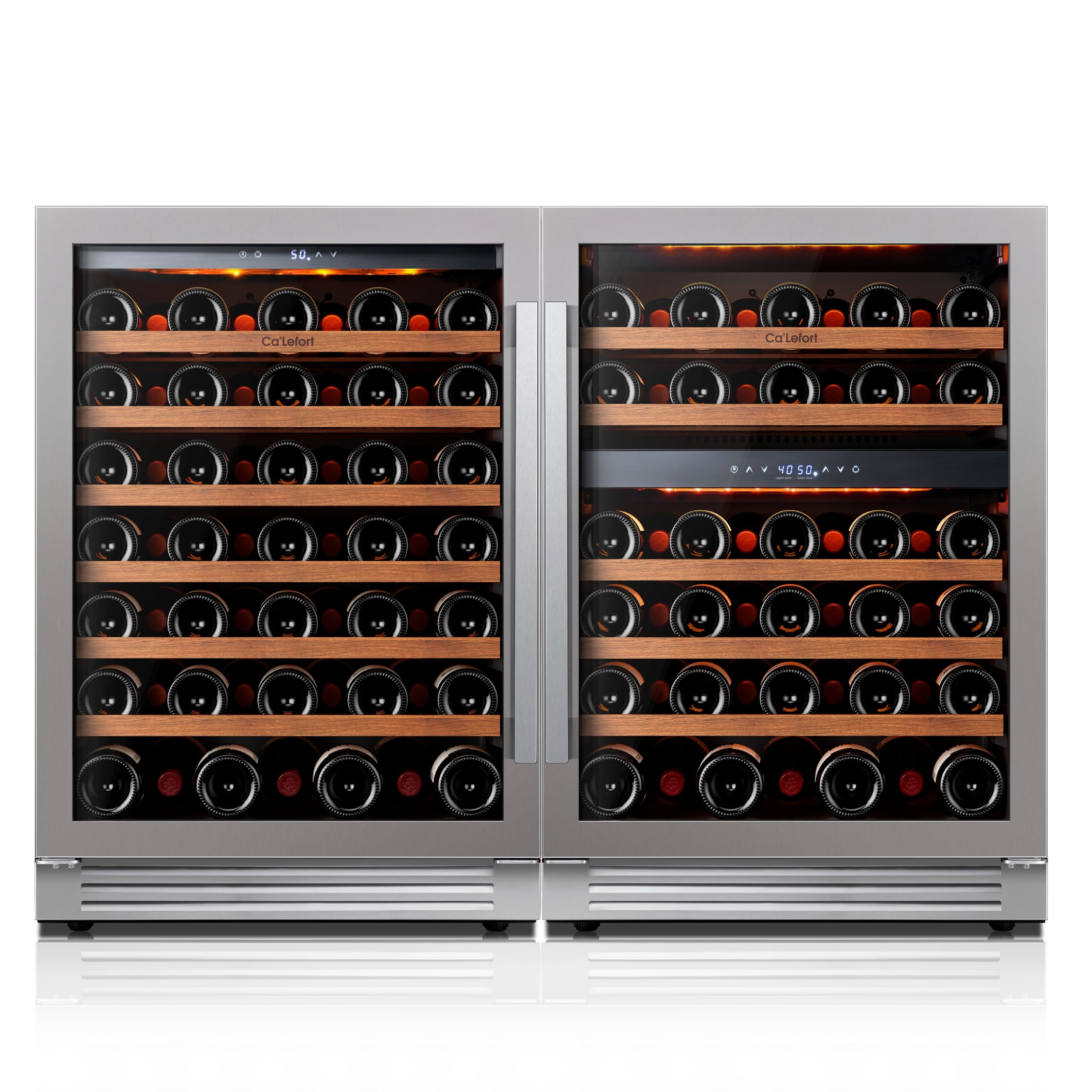 Ca'Lefort CLF-WS24L+WD24R-AZ Wine Cooler