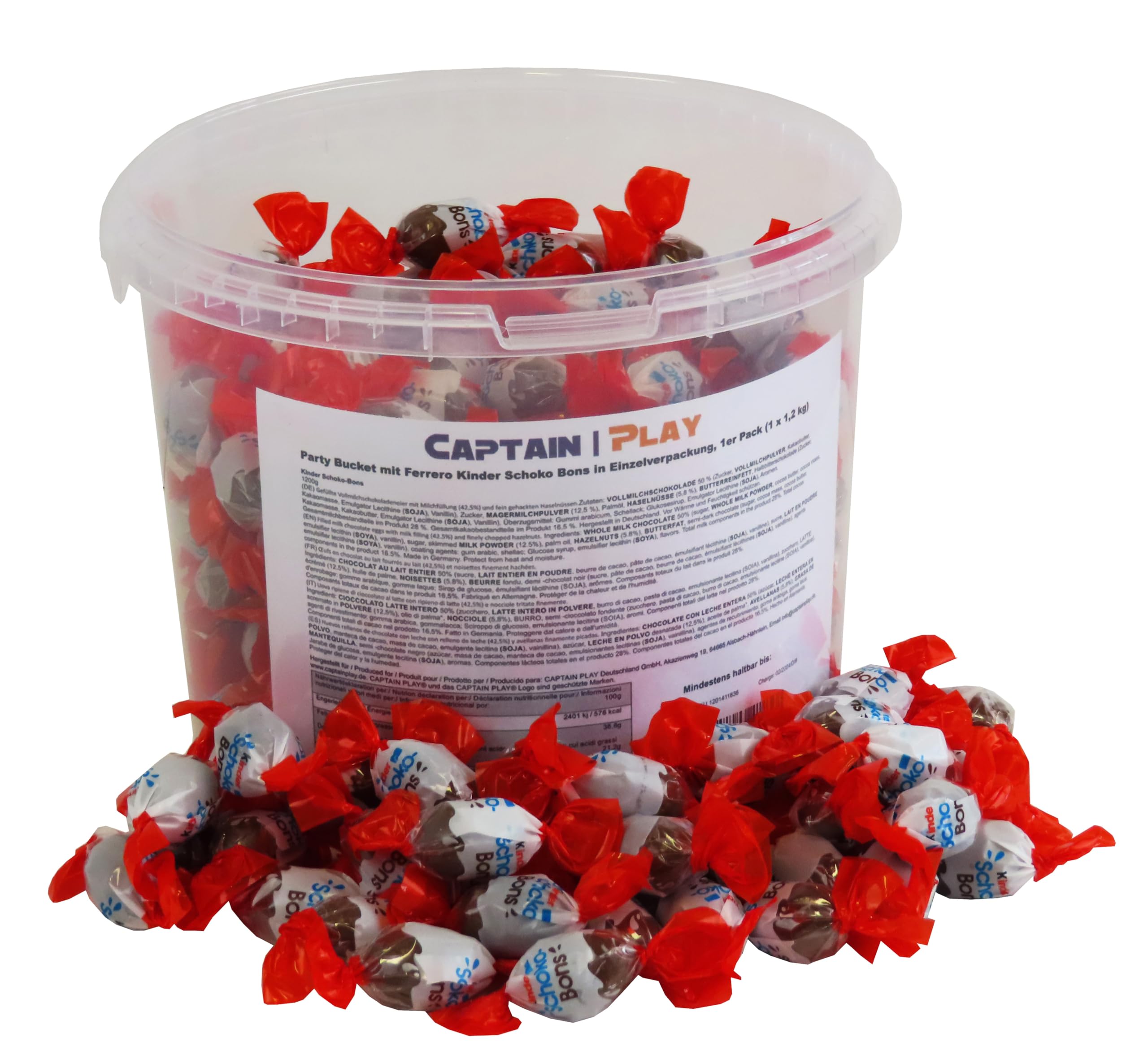 Party Bucket con Kinder Schoko-Bons 1,2kg