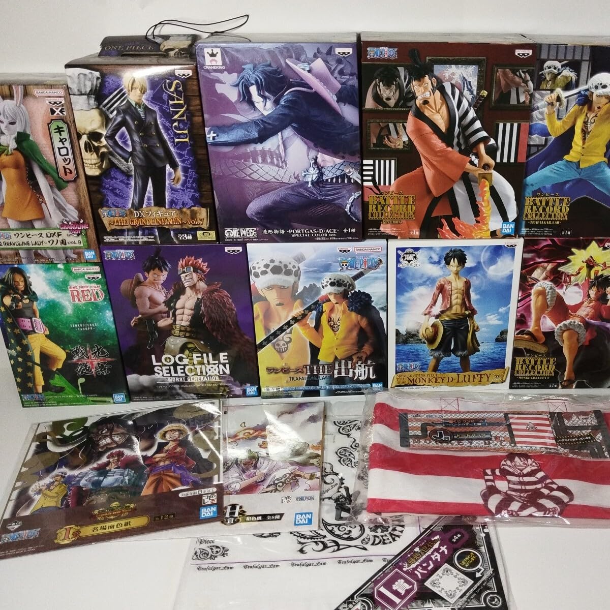 Amazon.co.jp: ワンピース フィギュア まとめて BATTLE RECORD MSP 