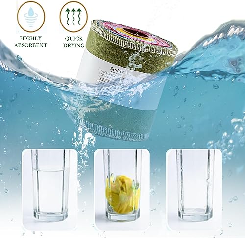 Miniatura 7 de Bsofter Rollos de papel higiénico reutilizables  28 piezas de papel higiénico reutilizable, lavable, papel higiénico para cámper, caravana, papel