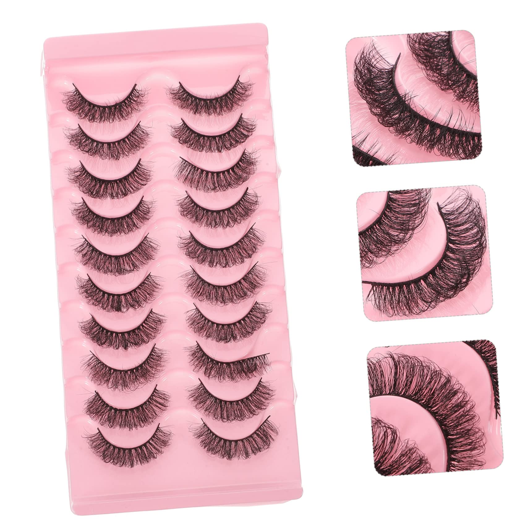 Didiseaon 40 Paia Ciglia finte Ciglia extension a grappolo di singole donne finte naturali artificiale Accessori Mancare Imitazione