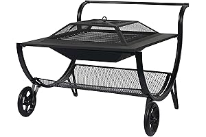 HARBOURSIDE 27 Inch Fireplace Grates for Outside Patio