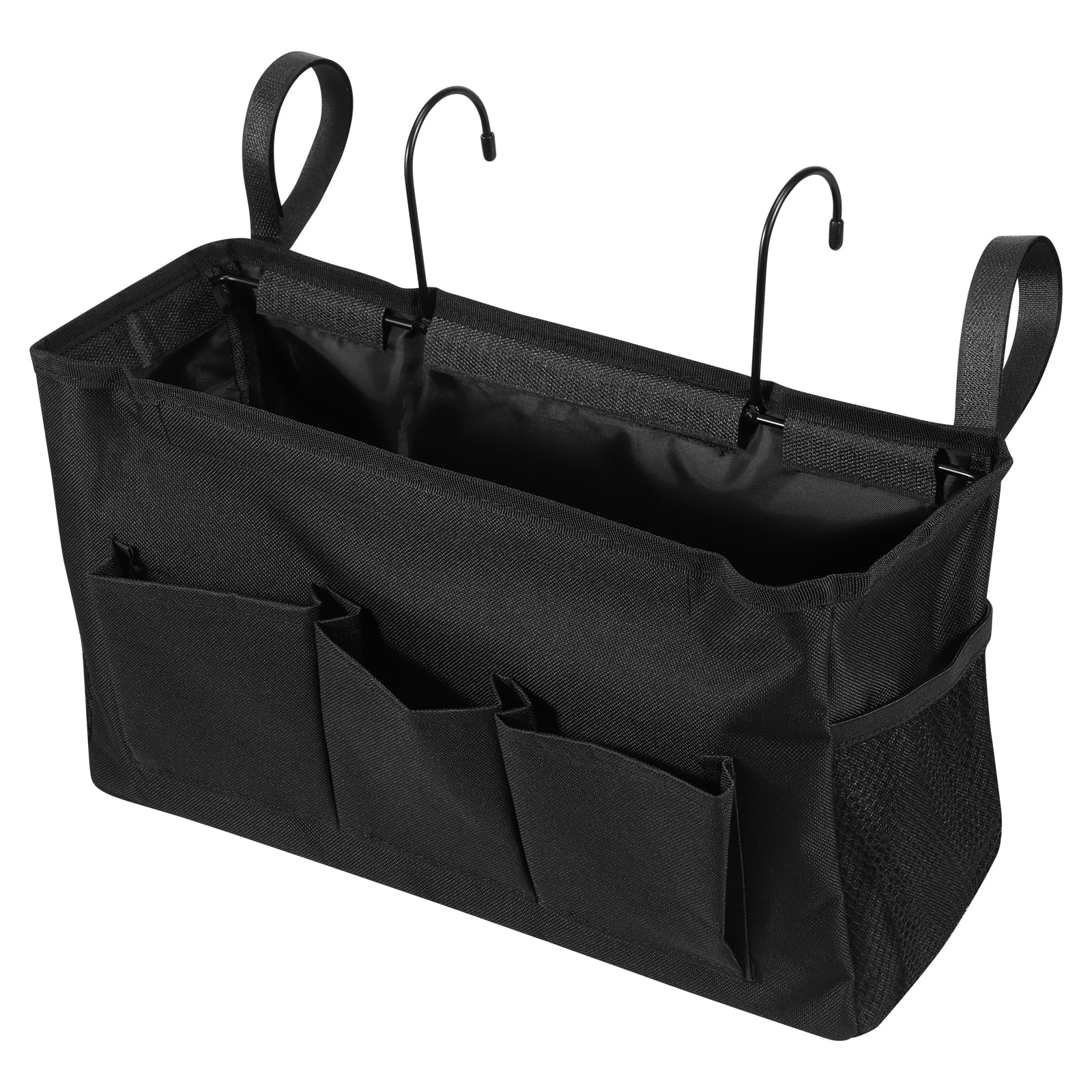 Bunk Bed Shelf Bedside Hanging Storage Bag Large Capacity Bedside Storage Pockets Baskets Adjustable Bed Clutter Sorting Storages Bags Magazine Book Storages Bag for Home Office School Dorm Hospital