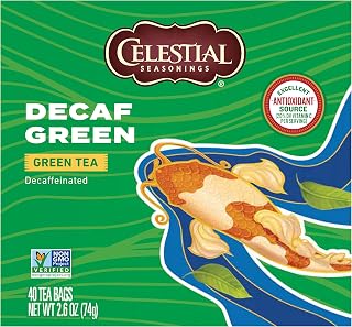 Celestial Seasonings Green Tea, Decaffeinated, 40 Count (Pack of 6) - Packaging May Vary