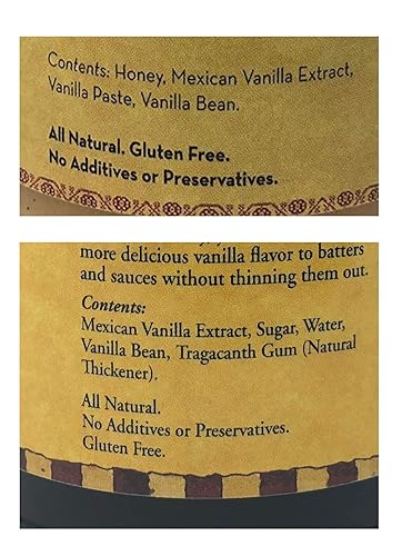 Miniatura 4 de Blue Cattle Trucking Co. Paquete gourmet de vainilla mexicana - Pasta de vainilla y miel de vainilla, paquete de 2