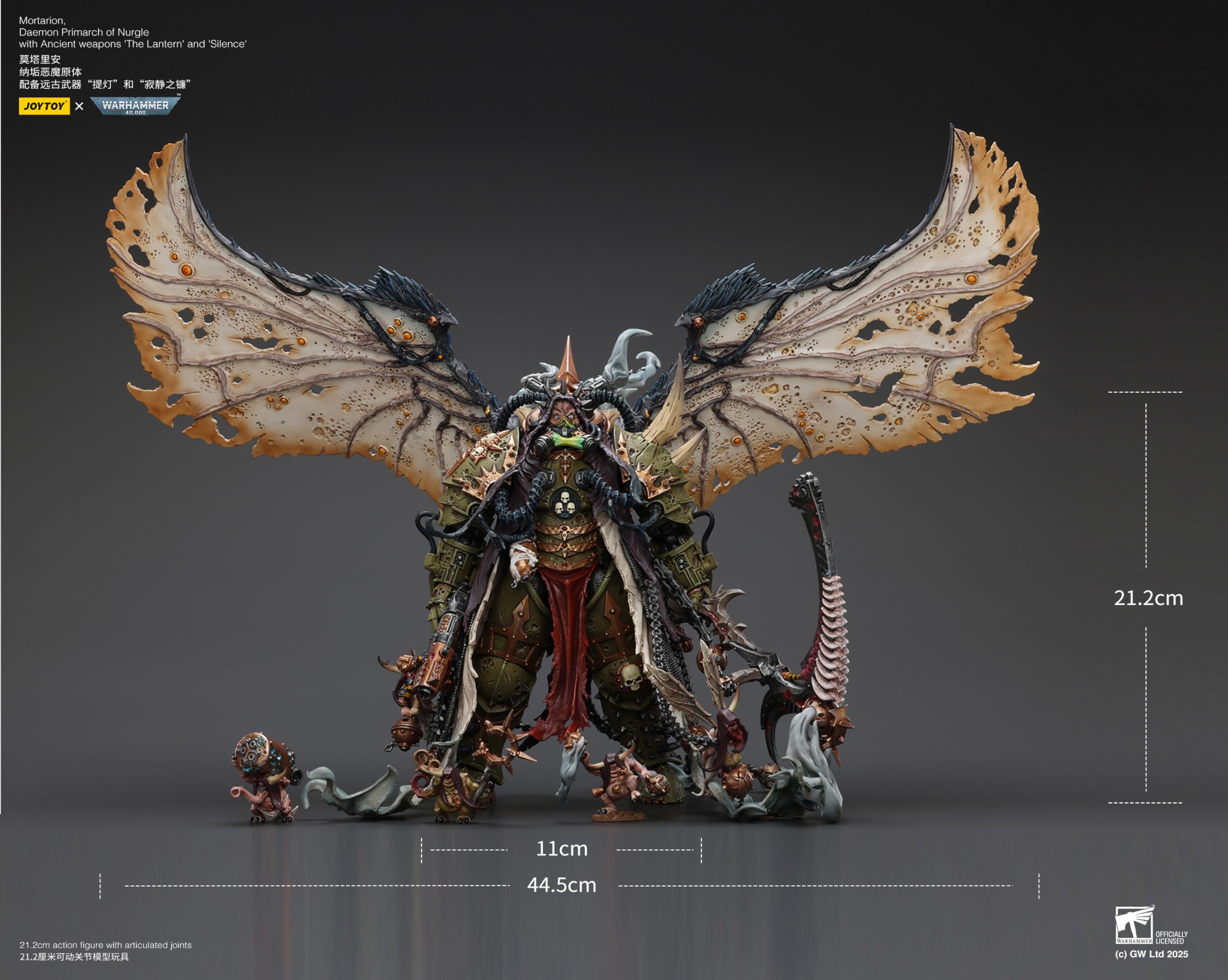 その他 JOYTOY Warhammer 40,000 Mortarion 1/18 Amazon.com: JOYTOY Mortarion Warhammer 40k 1/18 Action Figure