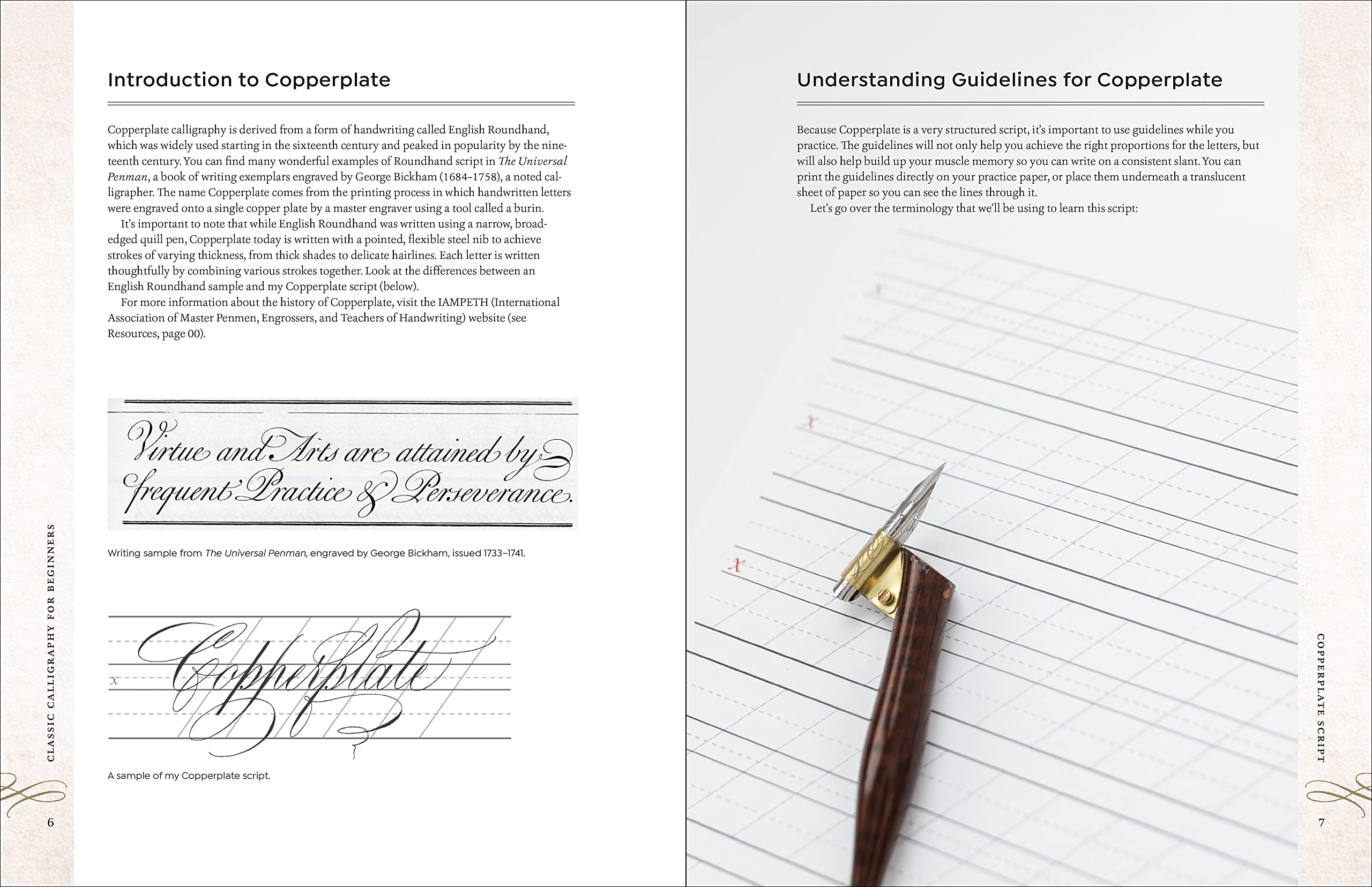Classic Calligraphy for Beginners: Essential Step-by-Step Techniques for Copperplate and Spencerian Scripts - 25+ Simple, Modern Projects for Pointed Nib, Pen, and Brush