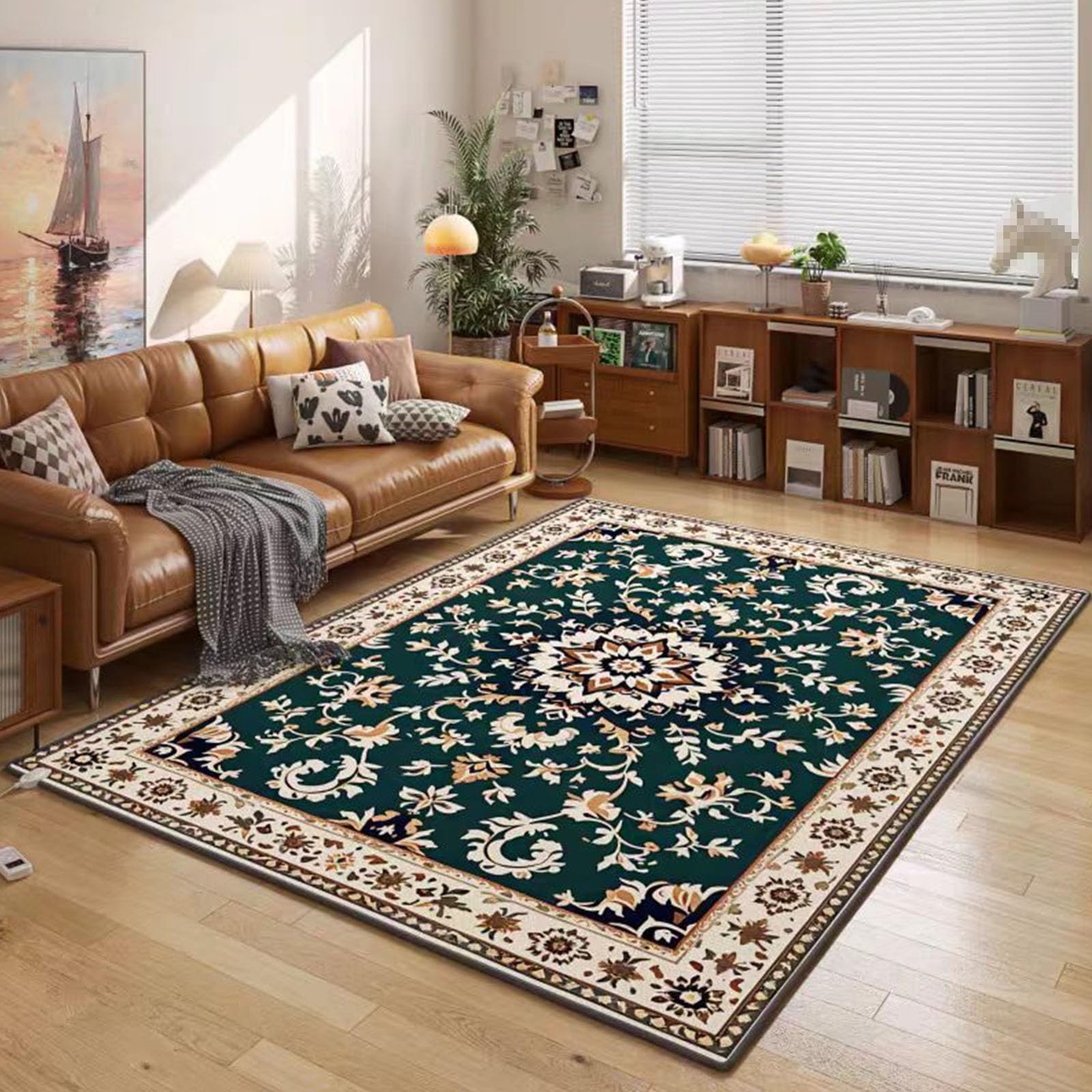 Alfombra calentadora de pies de grafeno con aislamiento premium para salón amplio de 120x180