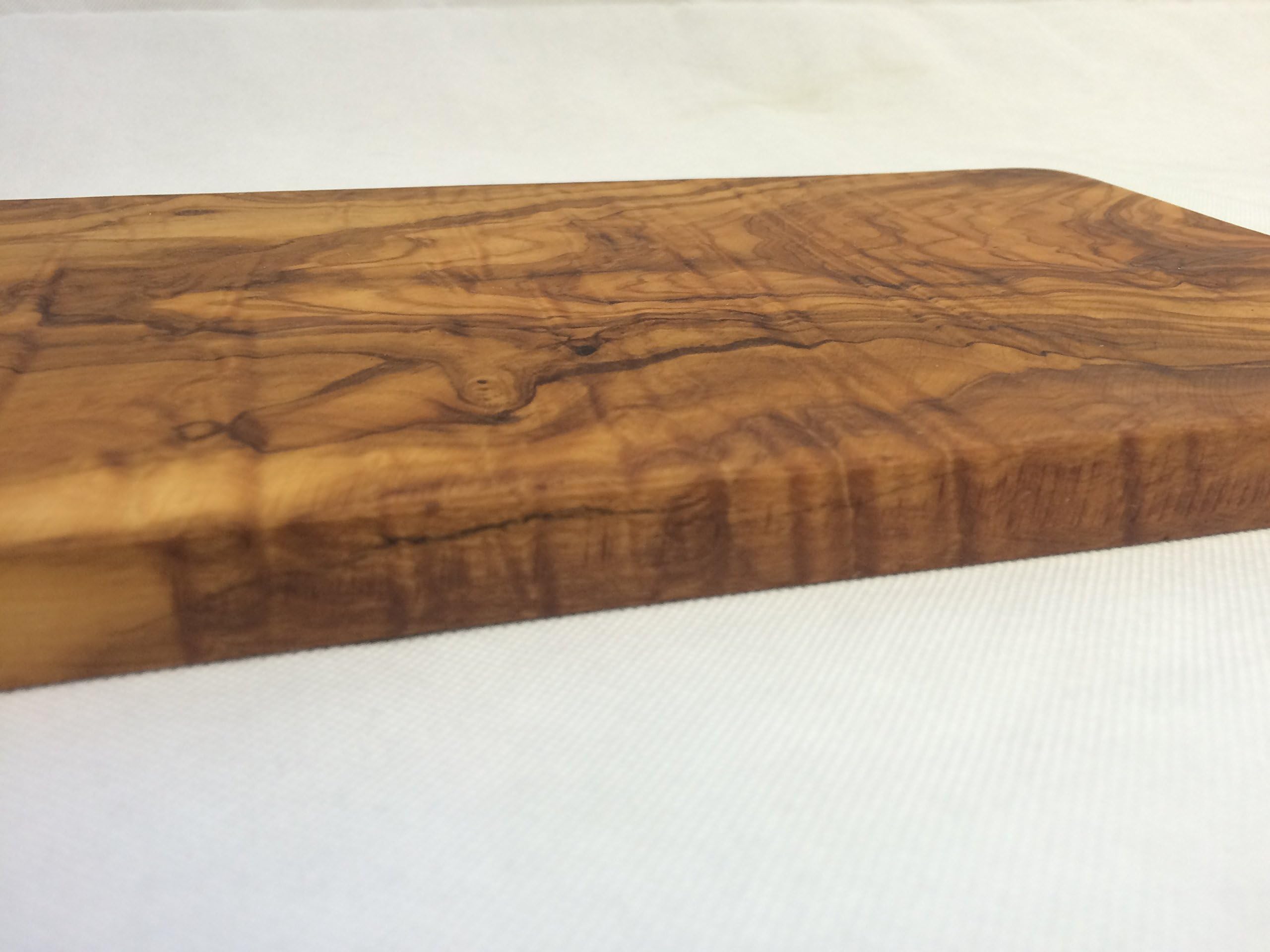 Olive Wood Large Cutting Board (Olive Wood 15.5" Rectangular Cutting Board)