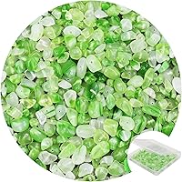 Vista 6 de 456 cuentas de piedra natural con chip natural, piedras preciosas multicolor irregulares de 0.31 a 0.315 pulgadas, piedras preciosas sueltas