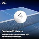 HUNDRED Table Tennis Training 1-Star Balls | 6-in-1 Ball Set | Durable Ping Pong Balls for Beginners & Coaching gallery image