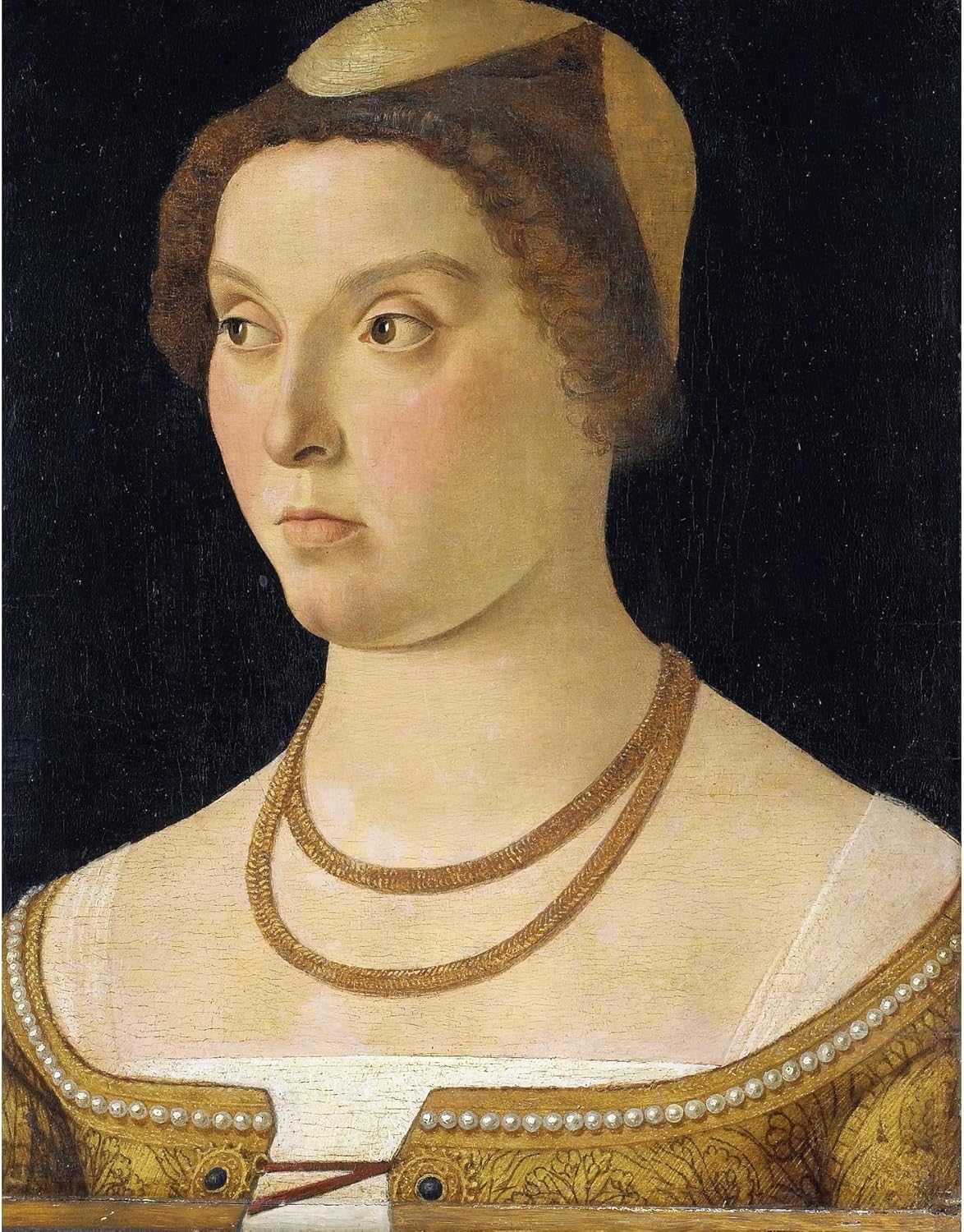 ArtDirect Portrait of a Woman (1450-1470) Unframed Art Print Giclee Poster by Giovanni Bellini - Ready for Framing with Customization Sizes 8x10, 11x14, 16x20, 24x31, 36x46 and 47x60 inches
