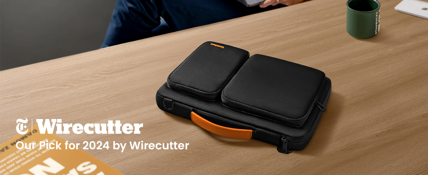 Amazon.com: tomtoc 360° Protective Laptop Shoulder Bag for 15.6