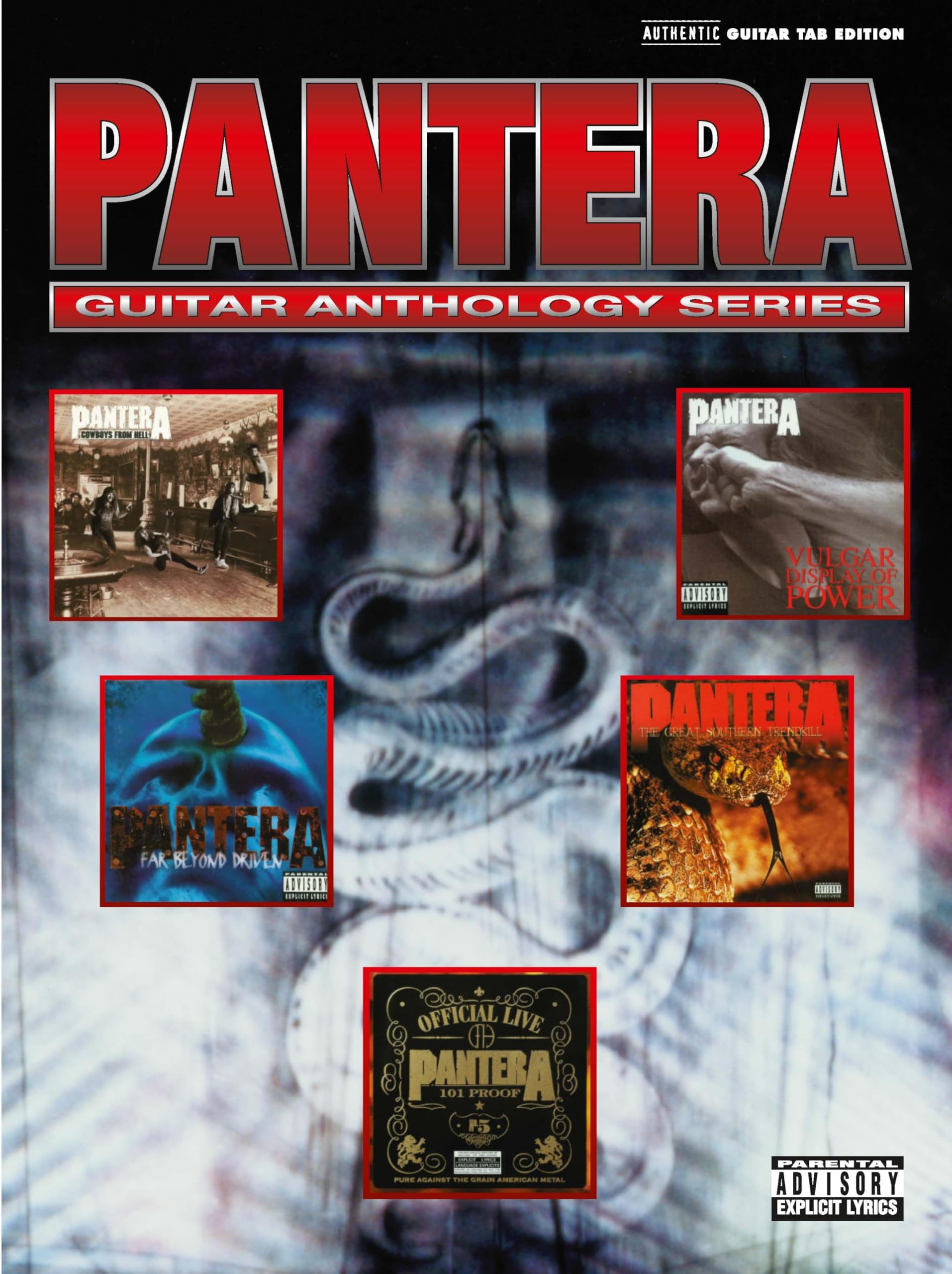 Pantera Guitar Anthology – Note-for-Note Guitar Tablature Songbook | Guitar Sheet Music with Lyrics and Chords | Play Classic Metal and Hard Rock Songs | Official Alfred Music Transcriptions
