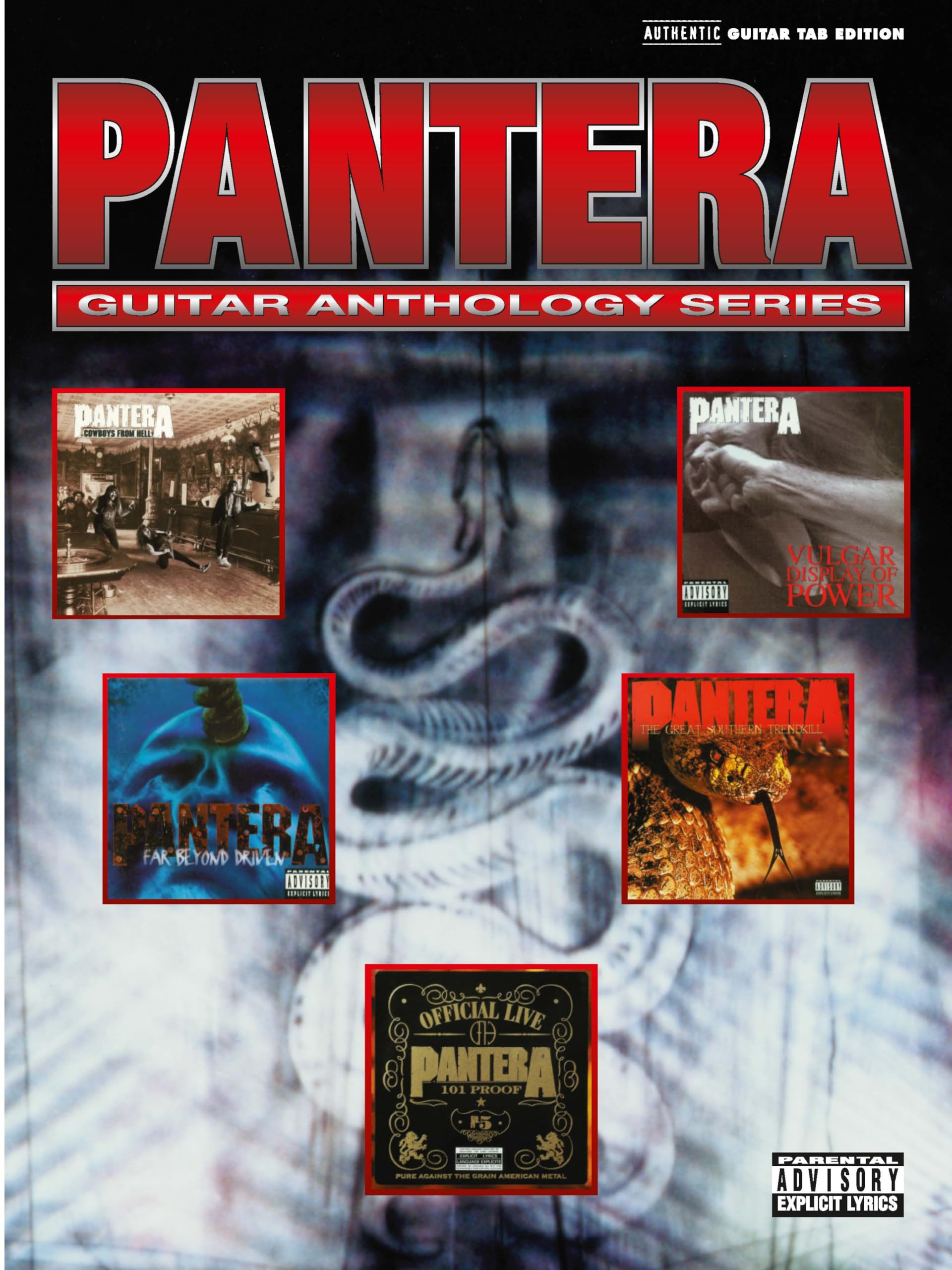 Pantera -- Guitar Anthology: Authentic Guitar Tab Paperback – 1 Feb. 1998