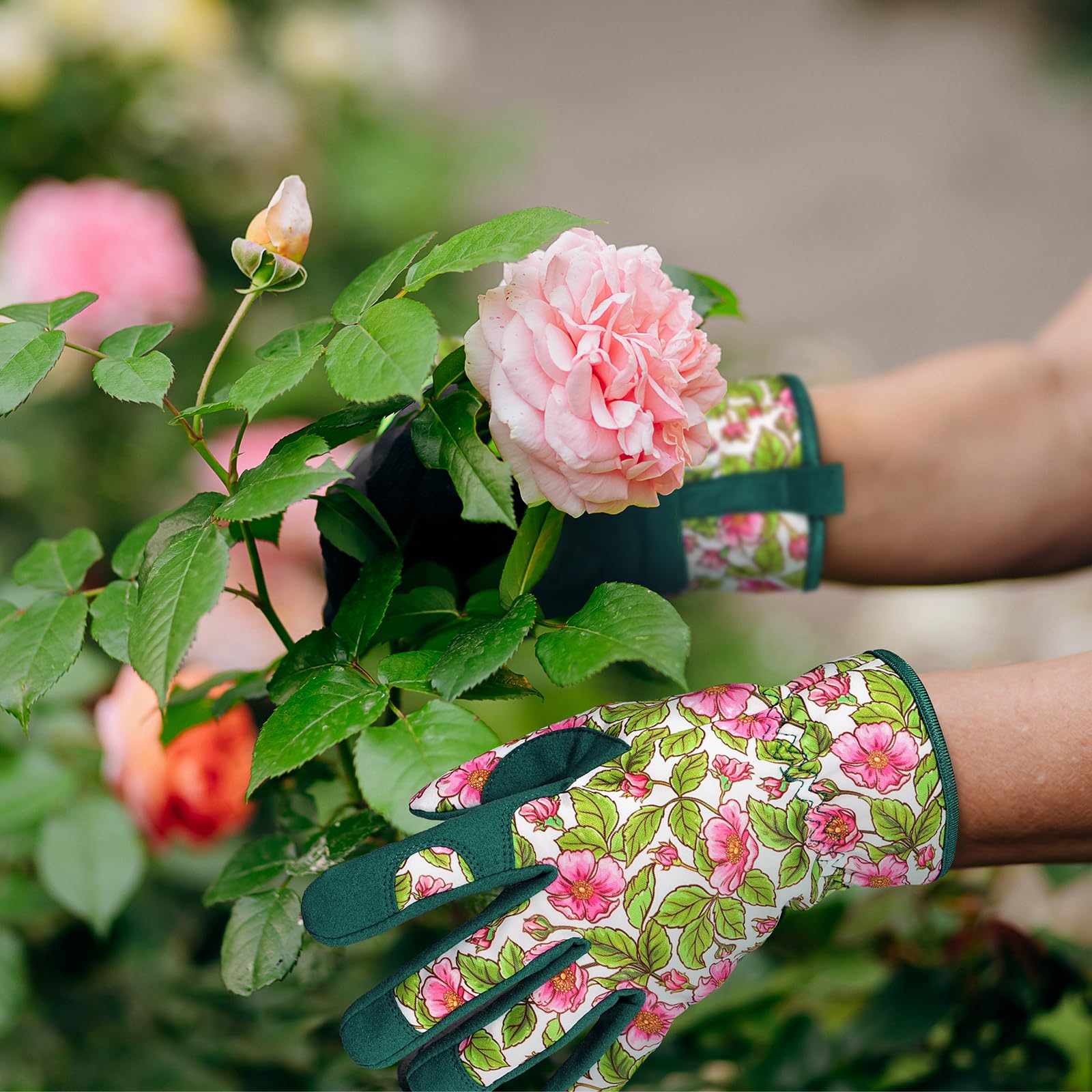 Pleneal Gartenhandschuhe Damen Gartenhandschuhe Leder Dornenhandschuhe Gartenhandschuhe Outdoor Schutzhandschuhe
