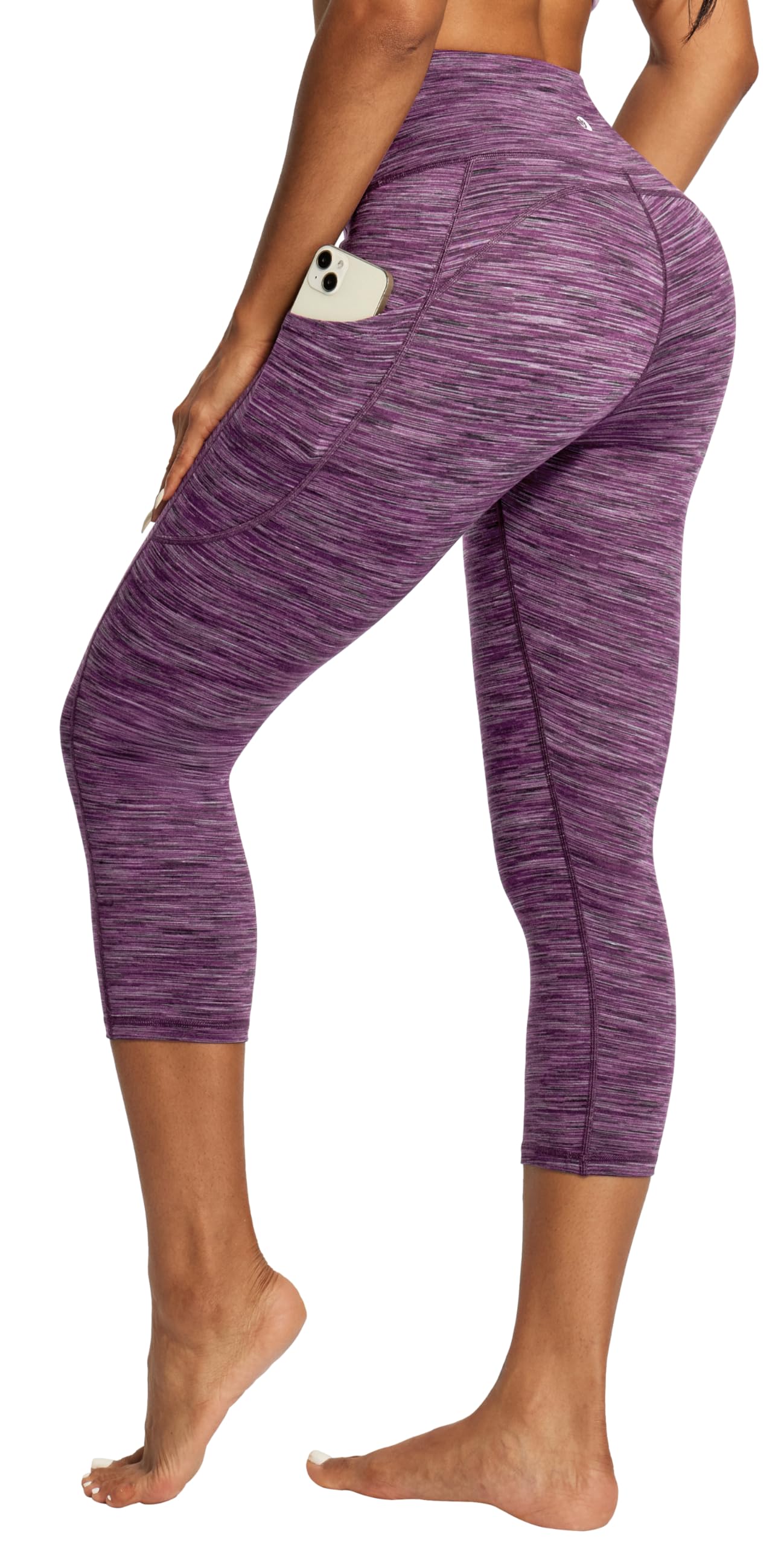 IUGA High Waisted Yoga Pants for Women with Pockets Capri Leggings for Women Workout Leggings for Women Yoga Capris
