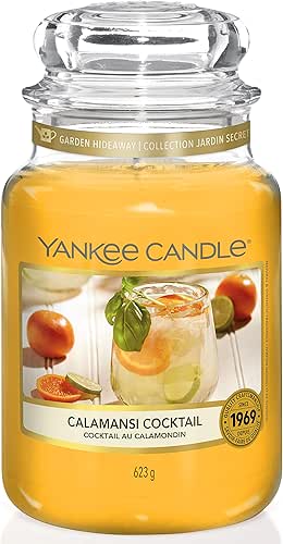 Yankee Candle Classic Large Jar, Wax, calamansi Cocktail, Candle