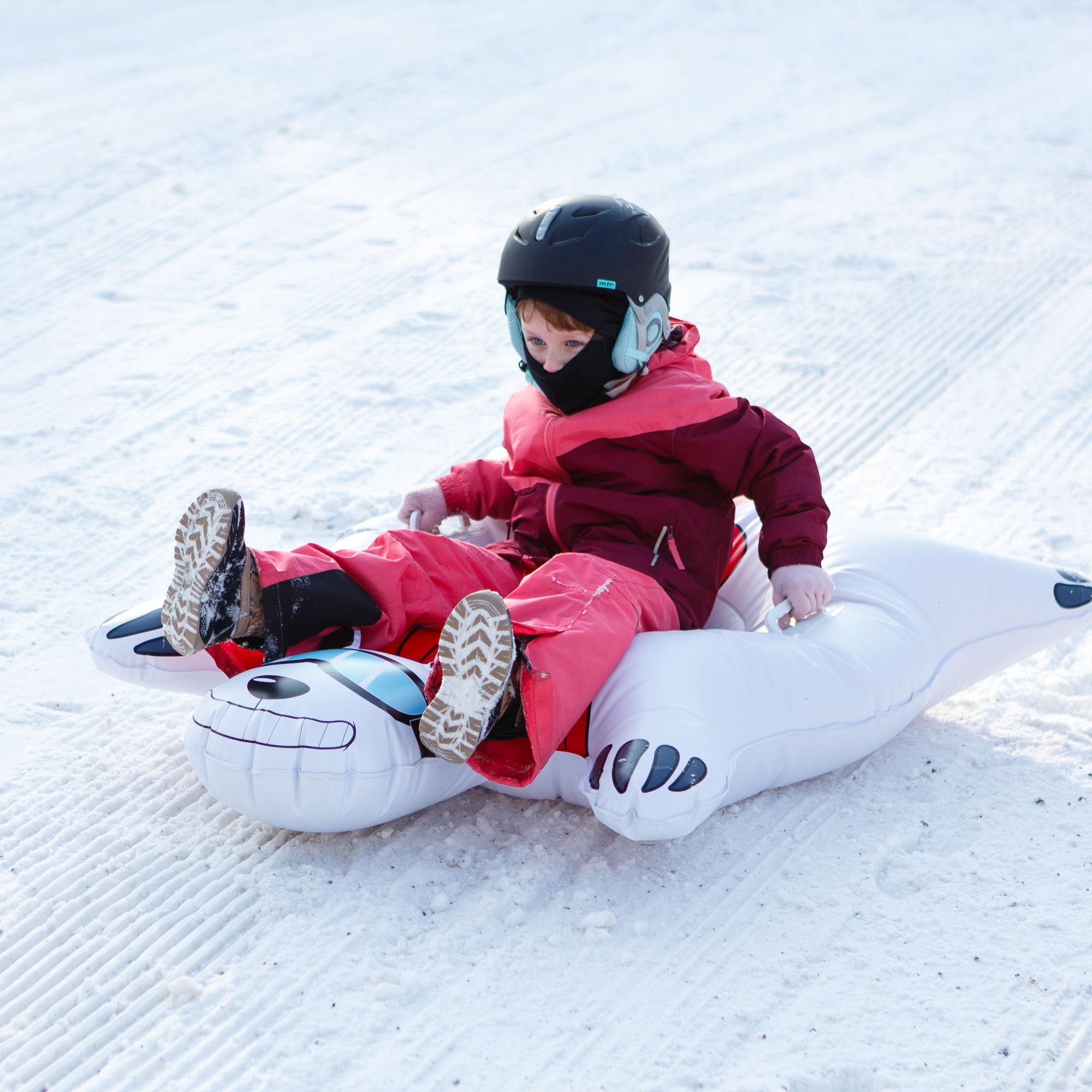 meteor Aufblasbare Schlitten Donut Schneerohr Aufblasbares Schnee Spielzeug für Erwachsene und Kinder Familienfreunde Outdoor-Aktivität An einem Ski -Hang nach Skifahren oder Snowboarden