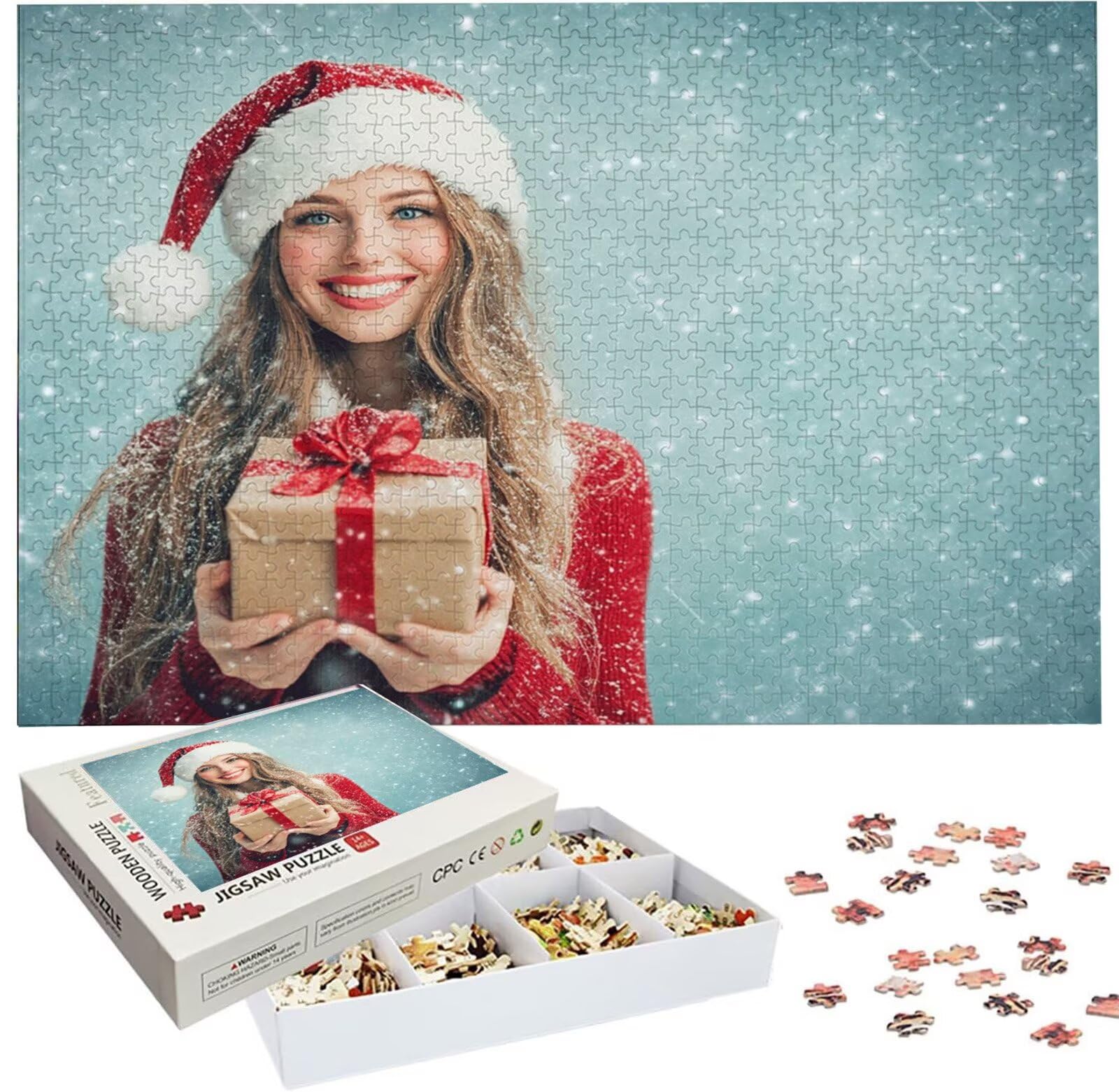 Spersonalizowane puzzle, niestandardowe drewniane puzzle fotograficzne