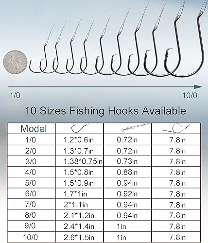 Miniatura 2 de Uxwuy Paquete de 50 aparejos de gancho circular