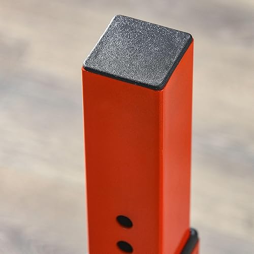 Miniatura 9 de Soozier Soporte de sentadillas dividido búlgaro, soporte para sentadillas de una sola pierna, rodillo ajustable de 12 niveles para entrenamiento de