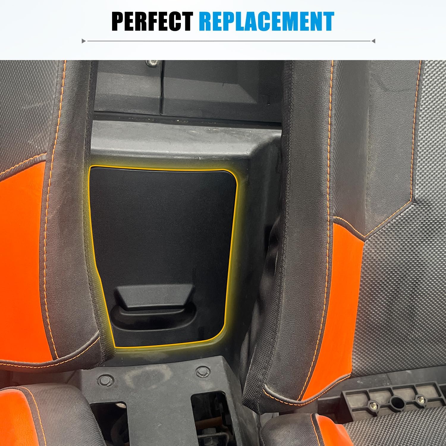 Engine Access Panel Compatible with Polaris RZR 1000 XP/900/XP 4 1000/Trail S 900/S 1000/Ranger XP 1000 2014-2023 Accessories, Black Engine Cover Replace 5454122,5452376-070,5439787-070