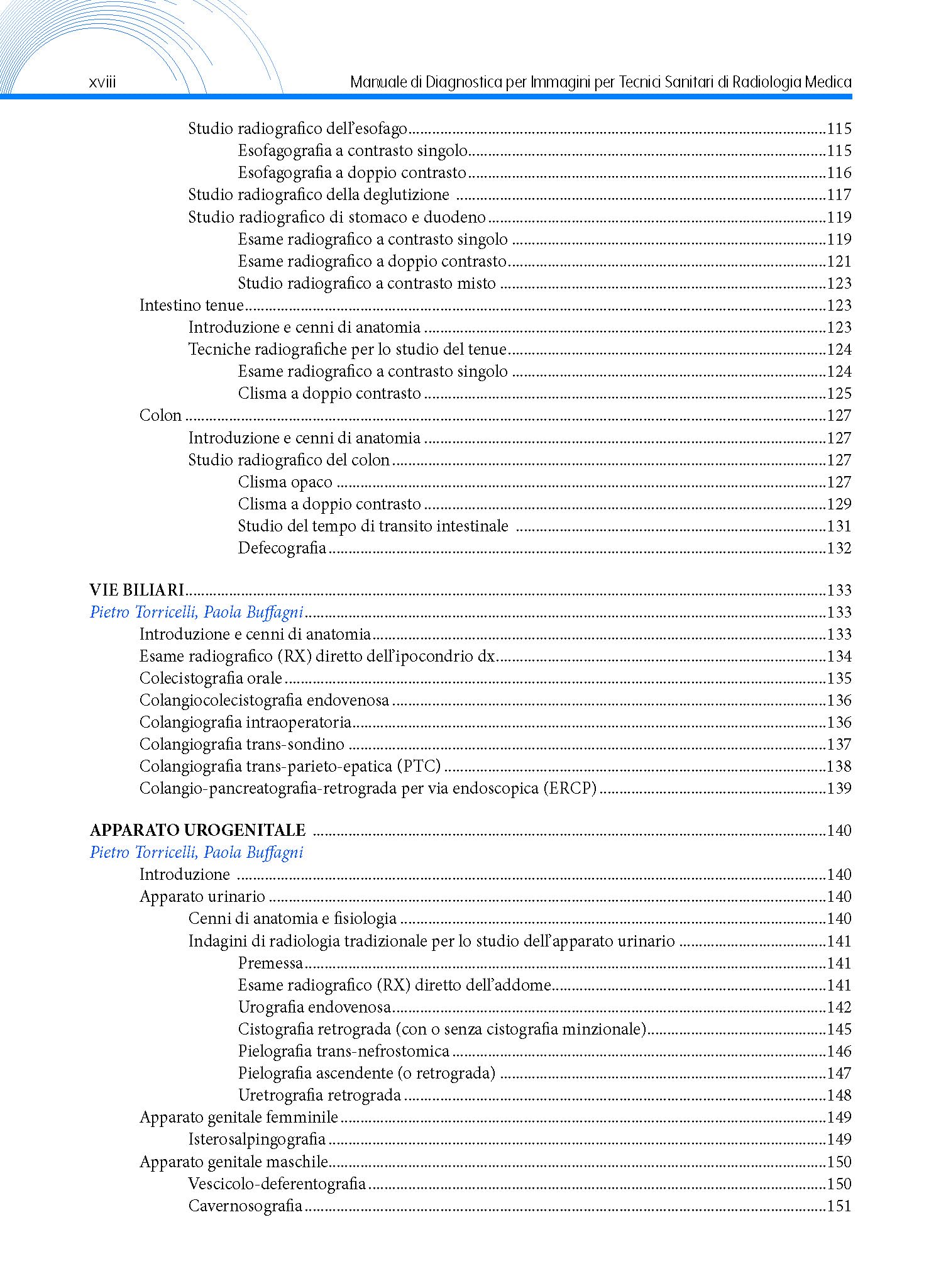 Manuale di diagnostica per immagini per tecnici sanitari di radiologia medica