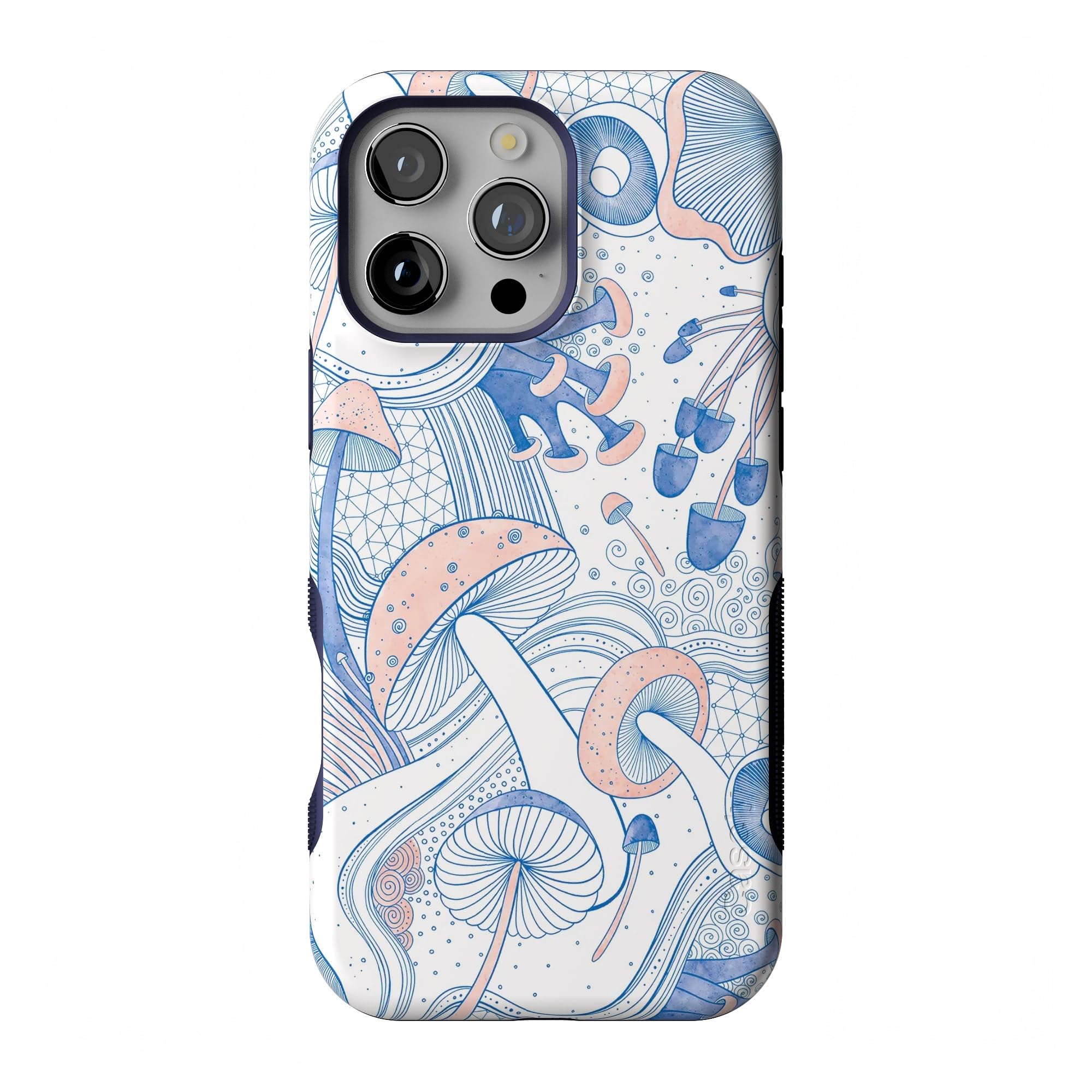 Casely iPhone 16 Pro Max Case | The Fun Guy | Enchanted Forest Mushroom Floral | Compatible with MagSafe | Bold Protective Design