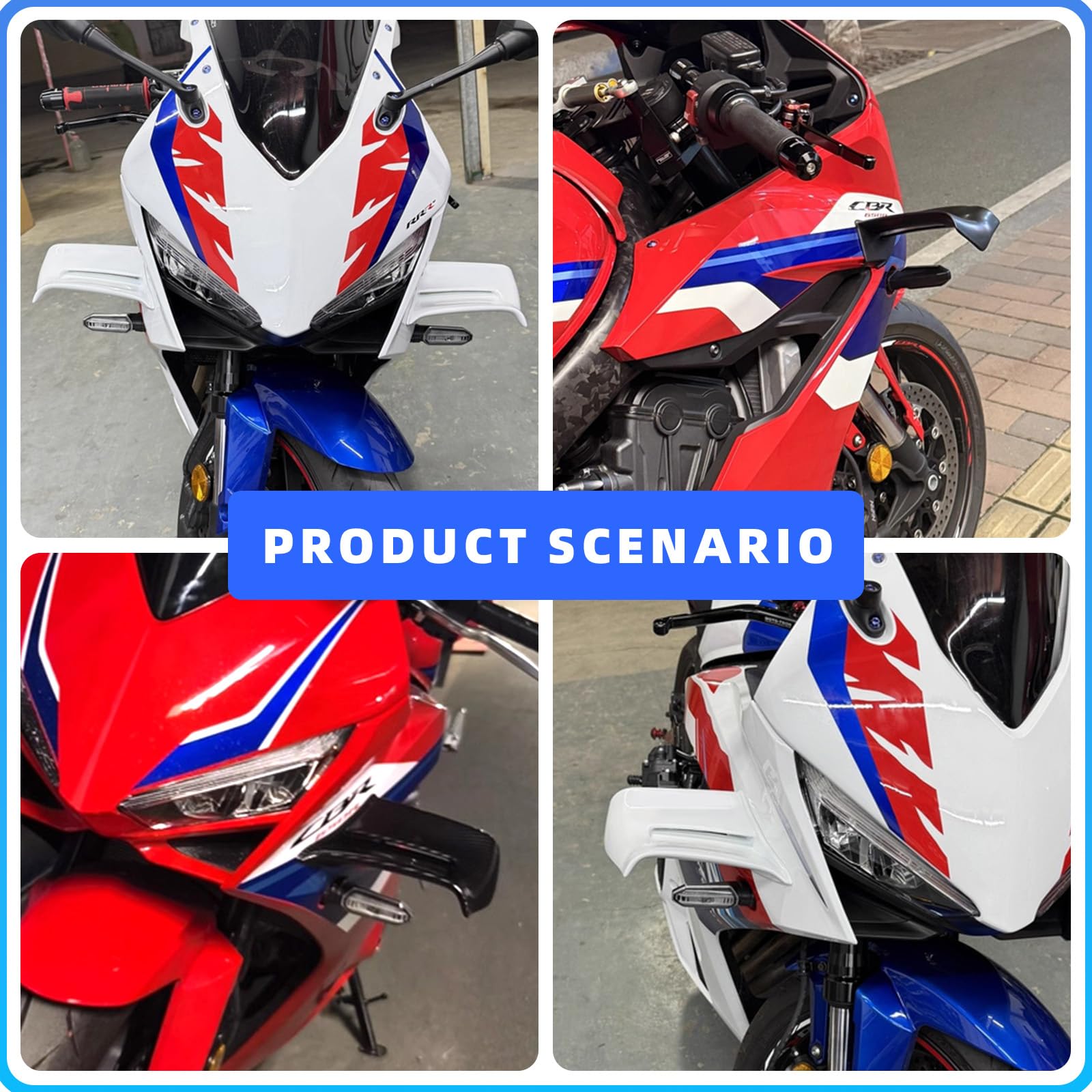 Amazon | オートバイアクセサリー CBR 650R ウィングレット フェア